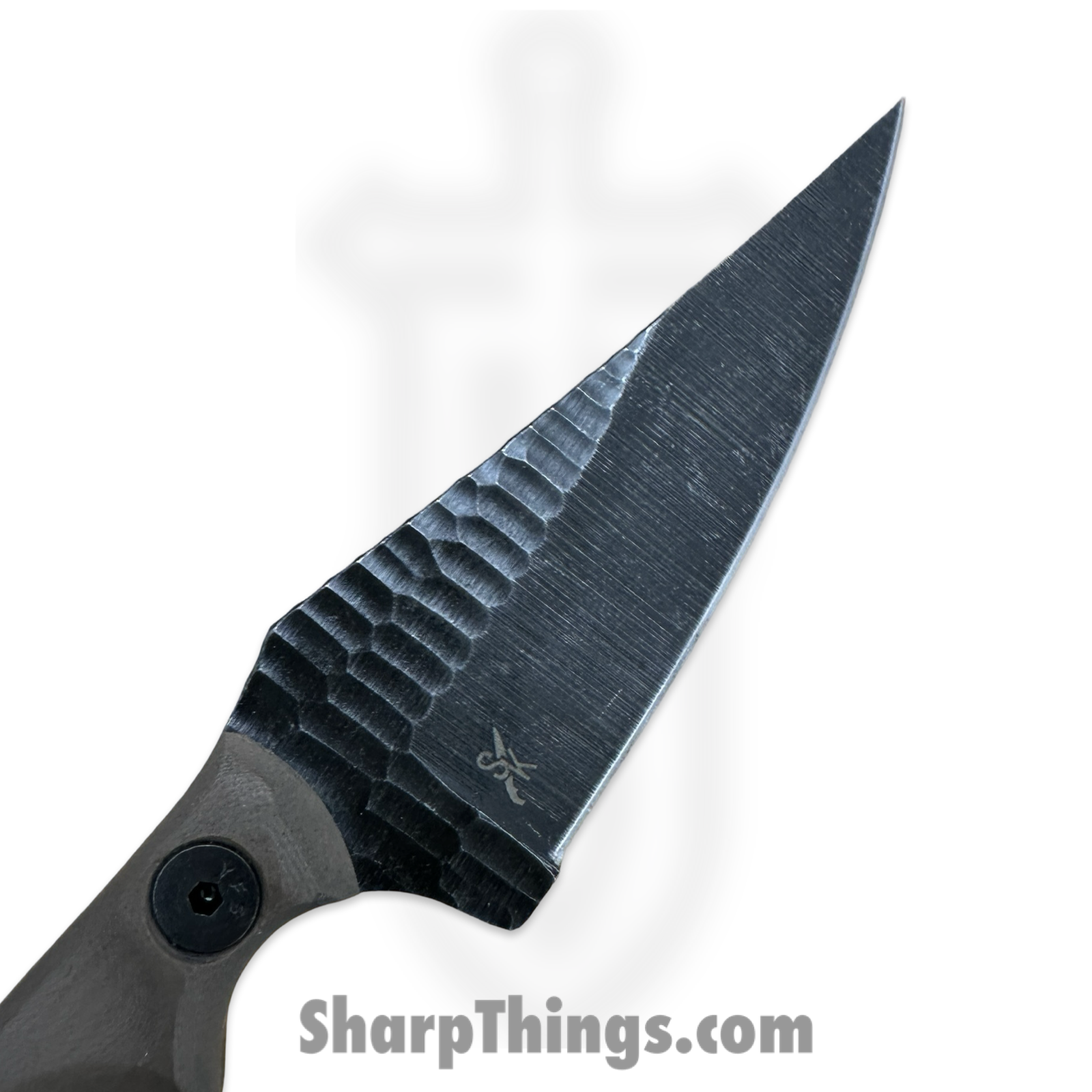 Stroup Knives - MINI1-FDE-G10 - Mini 1 - Fixed Blade Knife - 1095 HC Acid Wash Wharncliffe - G10 - FDE - Image 4