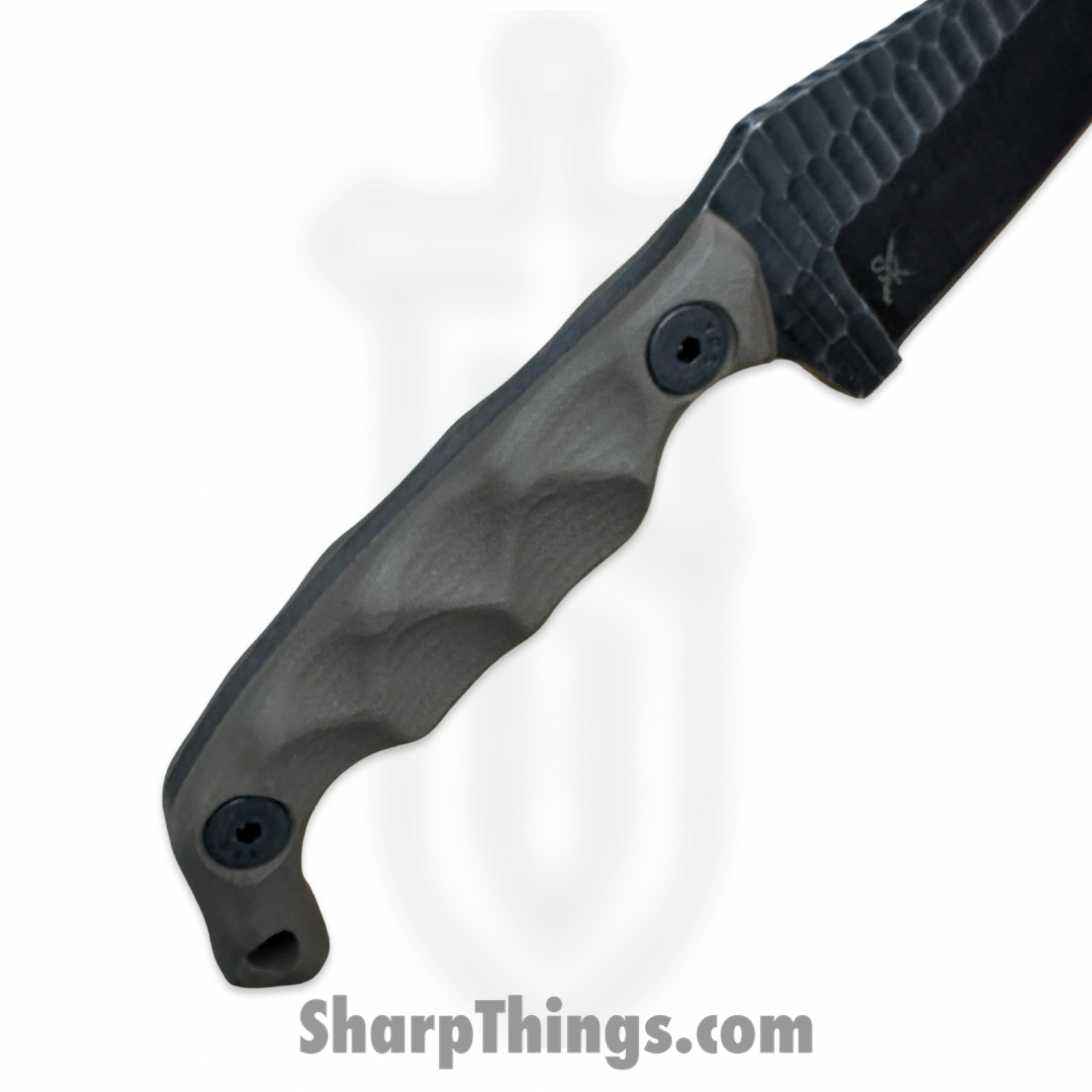Stroup Knives - MINI1-FDE-G10 - Mini 1 - Fixed Blade Knife - 1095 HC Acid Wash Wharncliffe - G10 - FDE - Image 5