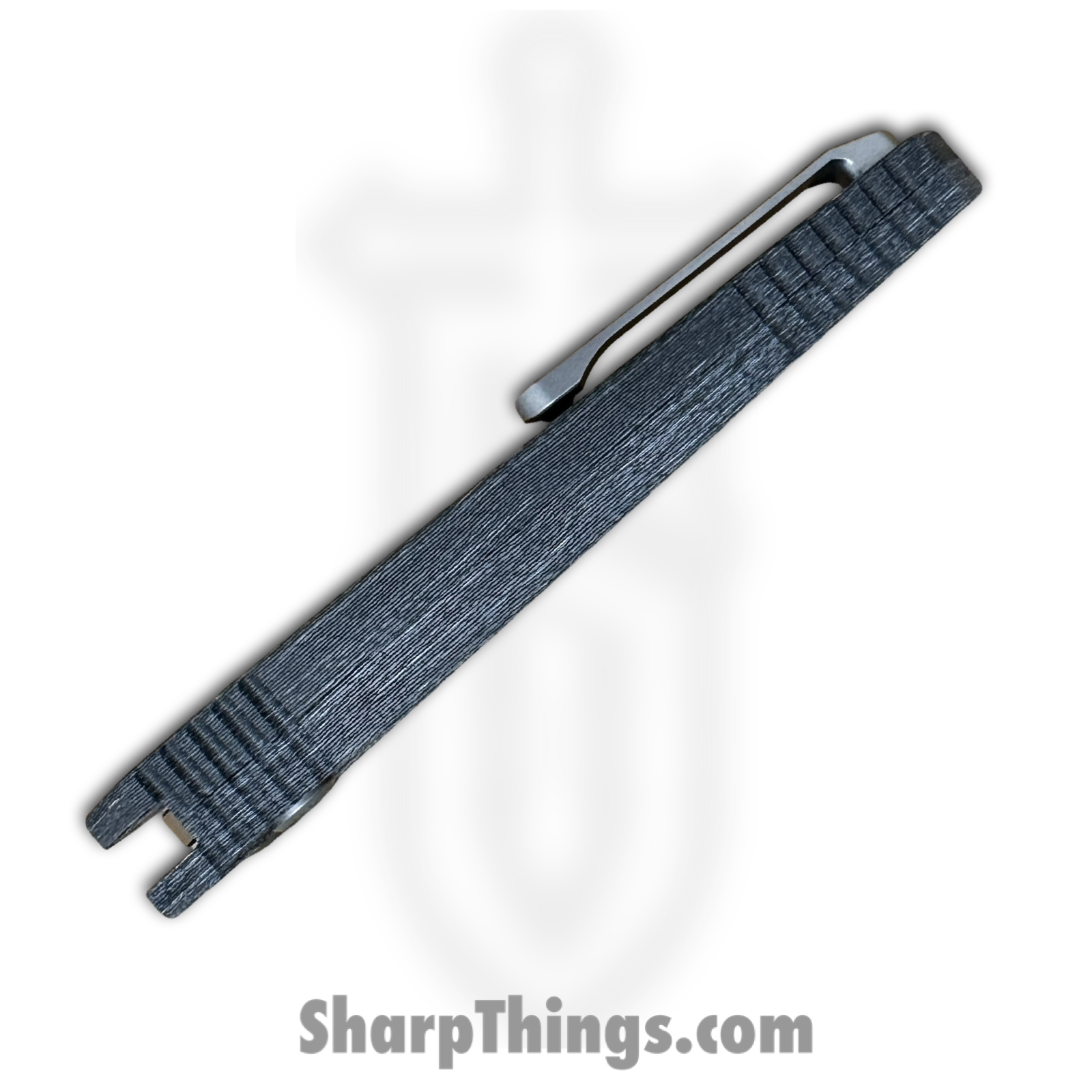 Heretic Knives - H046-2A-WT/CC - Pariah - Folding Knife - MagnaCut Stonewash Drop Point - Carbon Fiber - Black White - Image 7