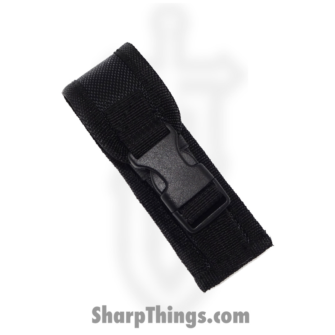 Steel River Knives - sba163tddbk - Mini Sidewinder OTF Auto - 440c Damascus Tanto - Aluminum - Black - Image 4