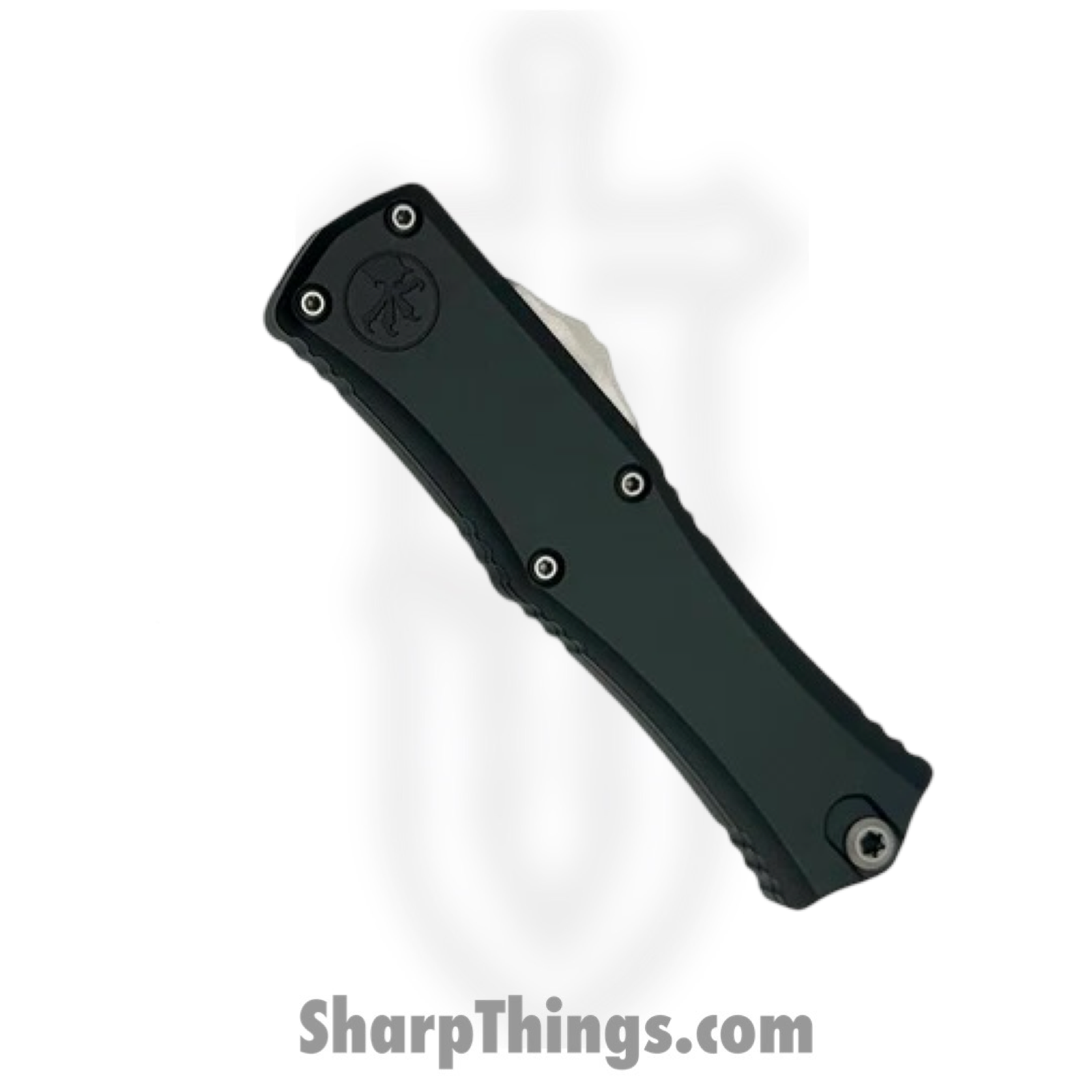 Microtech - 1702M-10 - Mini Hera II - OTF Auto - M390MK Stonewash Dagger - 6061-T6 Aluminum - Black - Image 3
