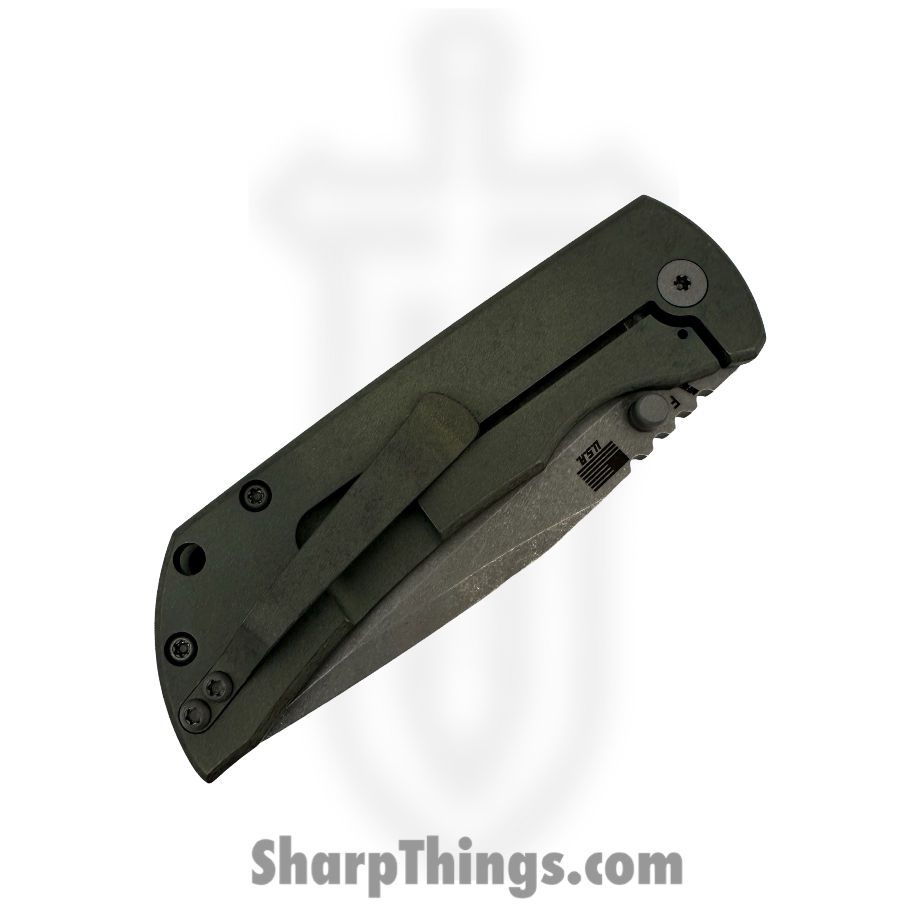 McNees - MAC235ATGRBZ - Mac2 3.5in - Folding Knife - Magnacut Atomic Spear Point - Titanium - Atomic Green Bronze - Image 5