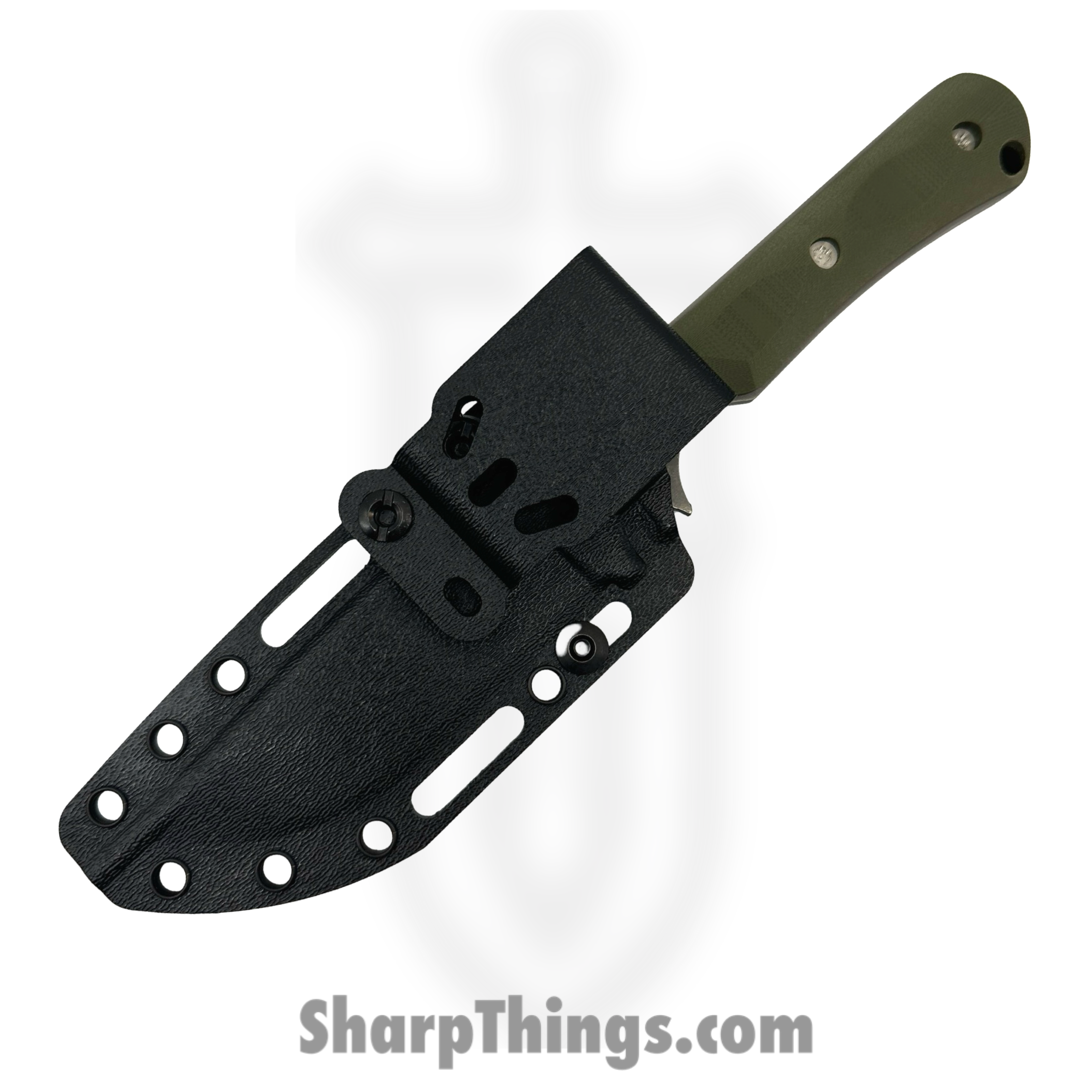 McNees - MACRR62403 - Ridge Runner - Fixed Blade Knife - CPM 3V Atomic SW Drop Point Blade - G10 - Green - Image 4