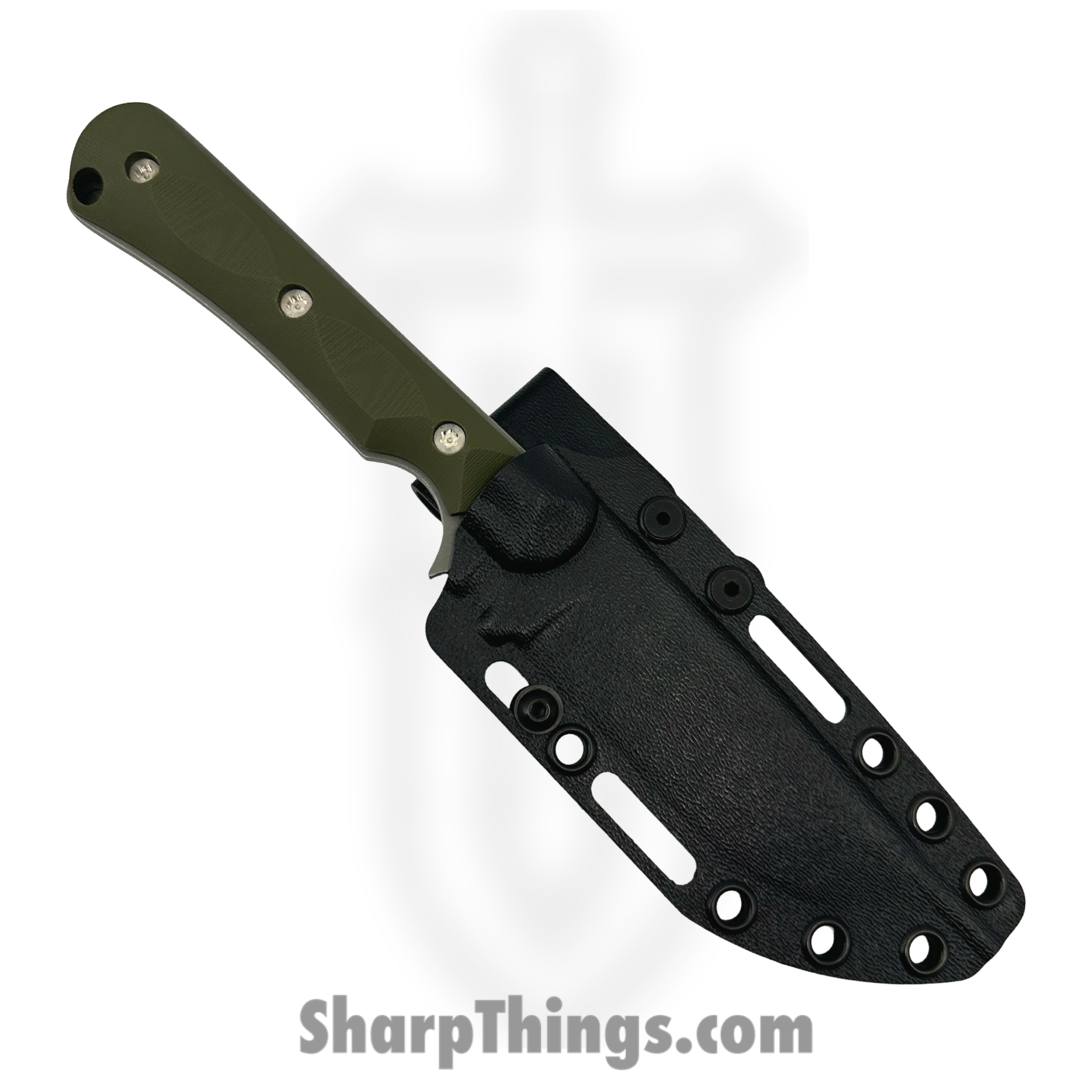 McNees - MACRR62403 - Ridge Runner - Fixed Blade Knife - CPM 3V Atomic SW Drop Point Blade - G10 - Green - Image 3