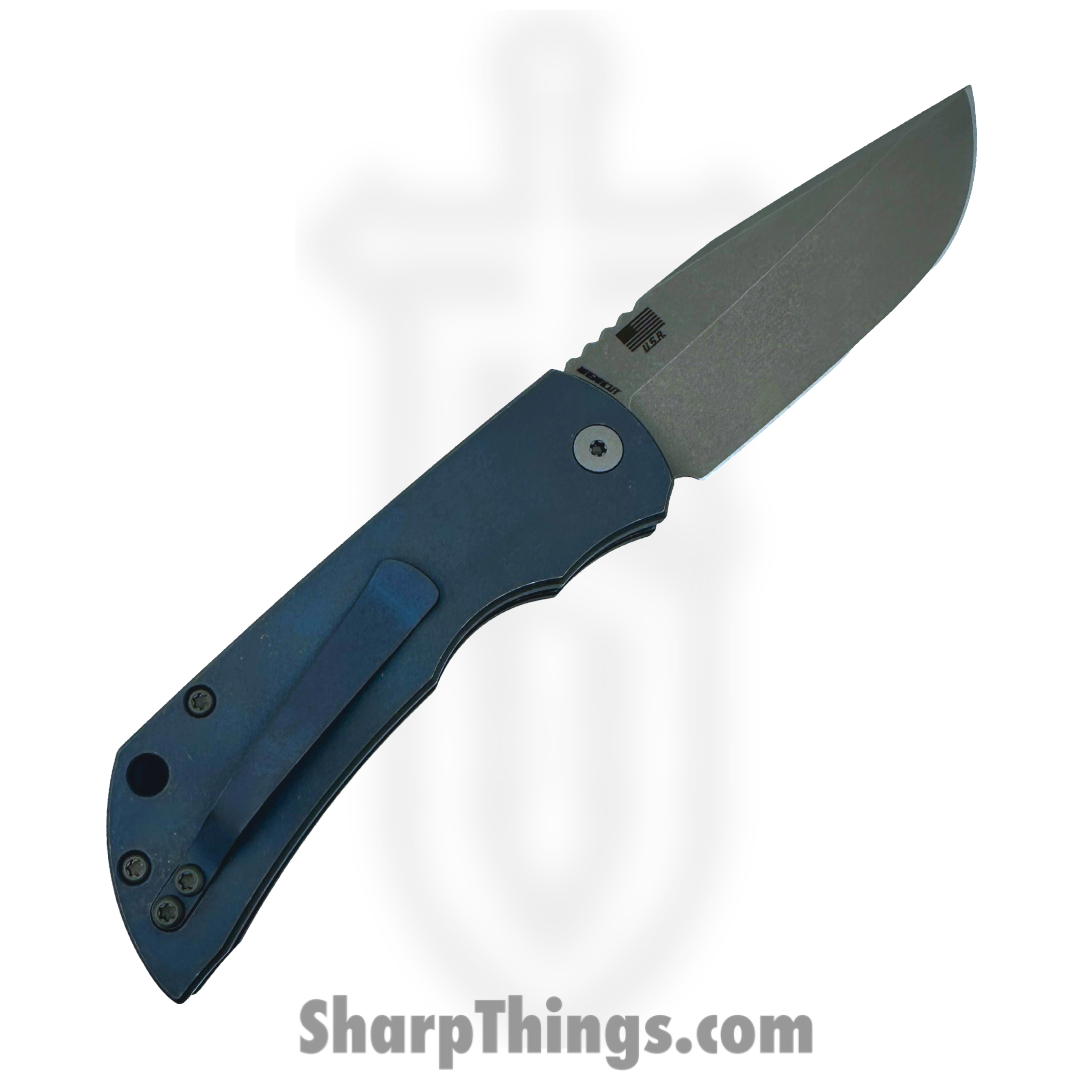McNees - MAC23562402 - AutoMac G2 - Automatic Knife - Magnacut Atomic Clip Point - Titanium - Atomic Blue/Bronze - Image 2