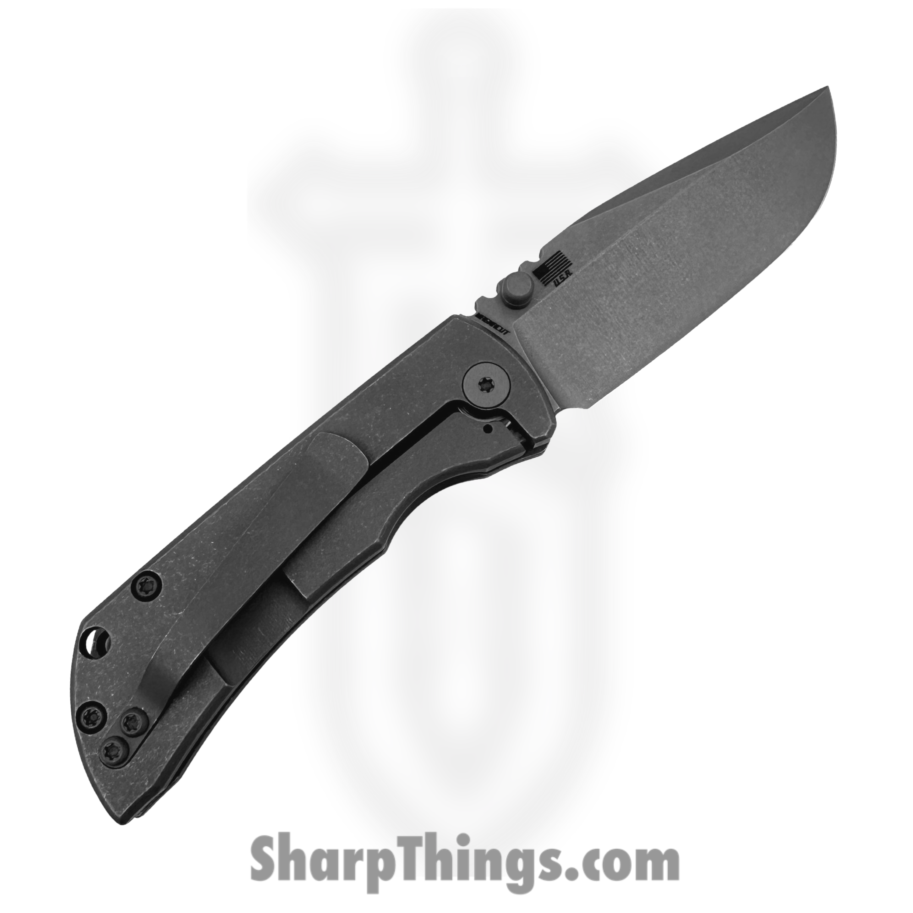 McNees - MAC230ATTI - Mac2 3in - Folding Knife - Magnacut Atomic Spear Point - Titanium - Atomic Titanium - Image 2