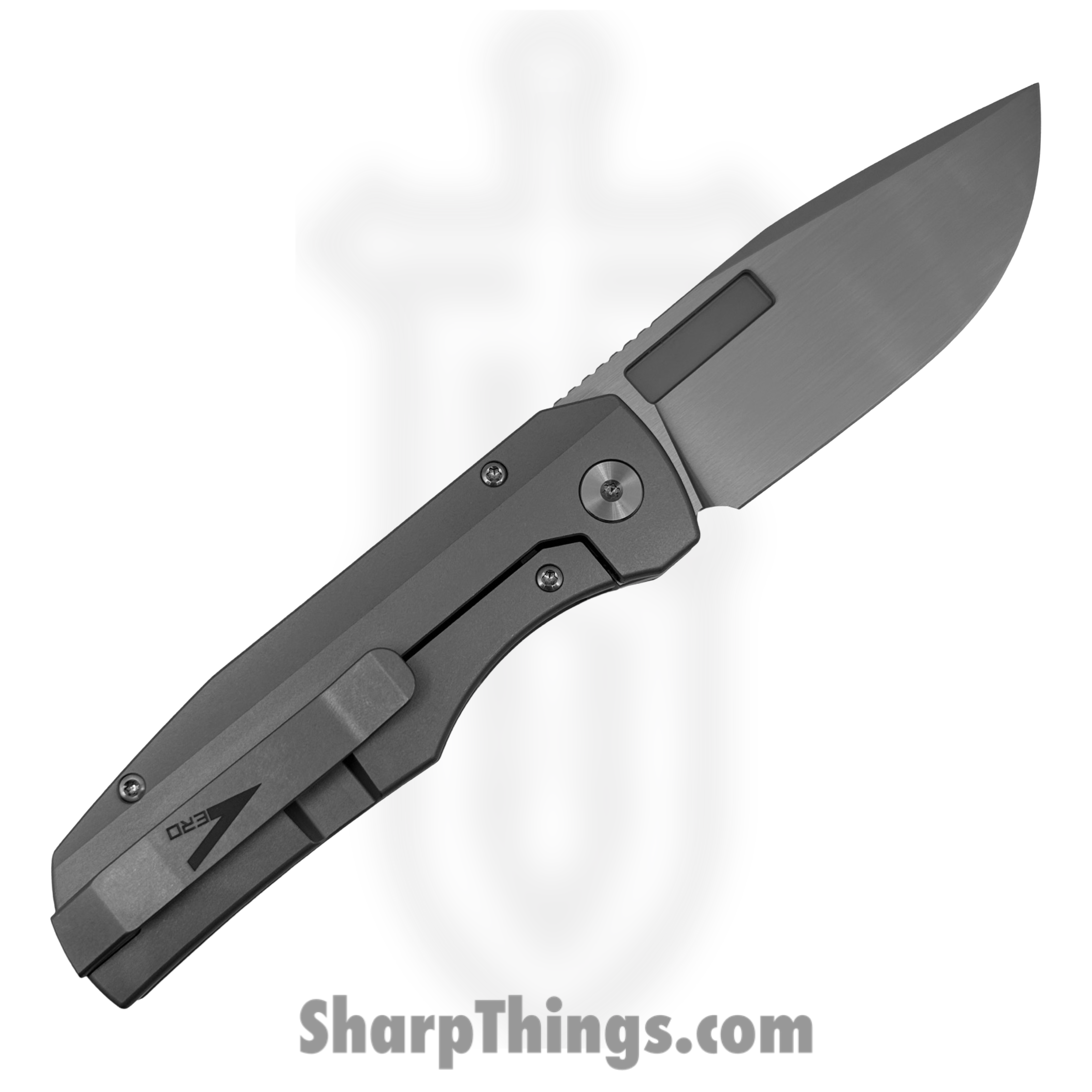 Vero Engineering - V-NO-HSTR-FK-1492-S - Nova - Folding Knife - CPM MagnaCut Satin Drop Point - Titanium - Natural - Image 2