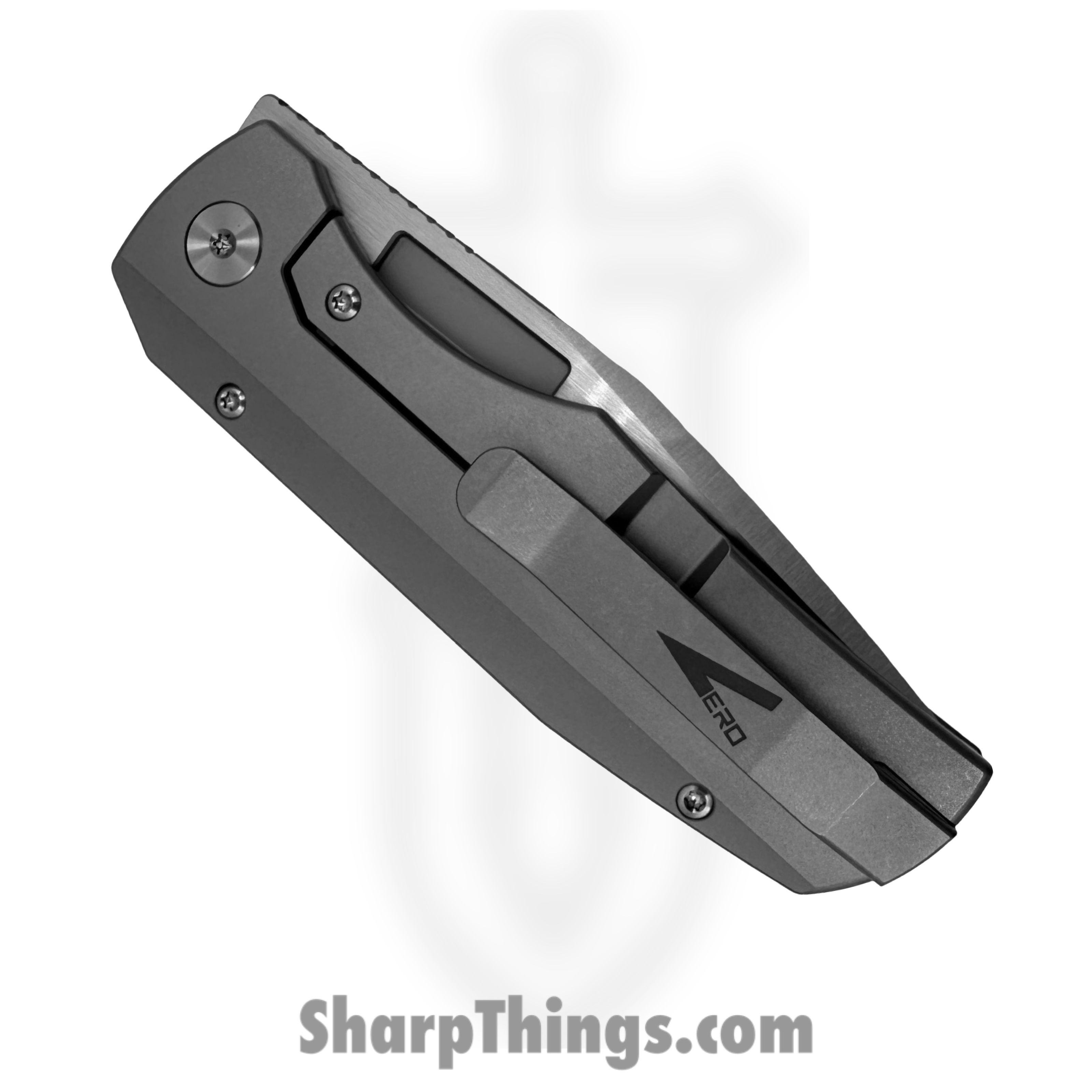Vero Engineering - V-NO-HSTR-FK-1492-S - Nova - Folding Knife - CPM MagnaCut Satin Drop Point - Titanium - Natural - Image 3