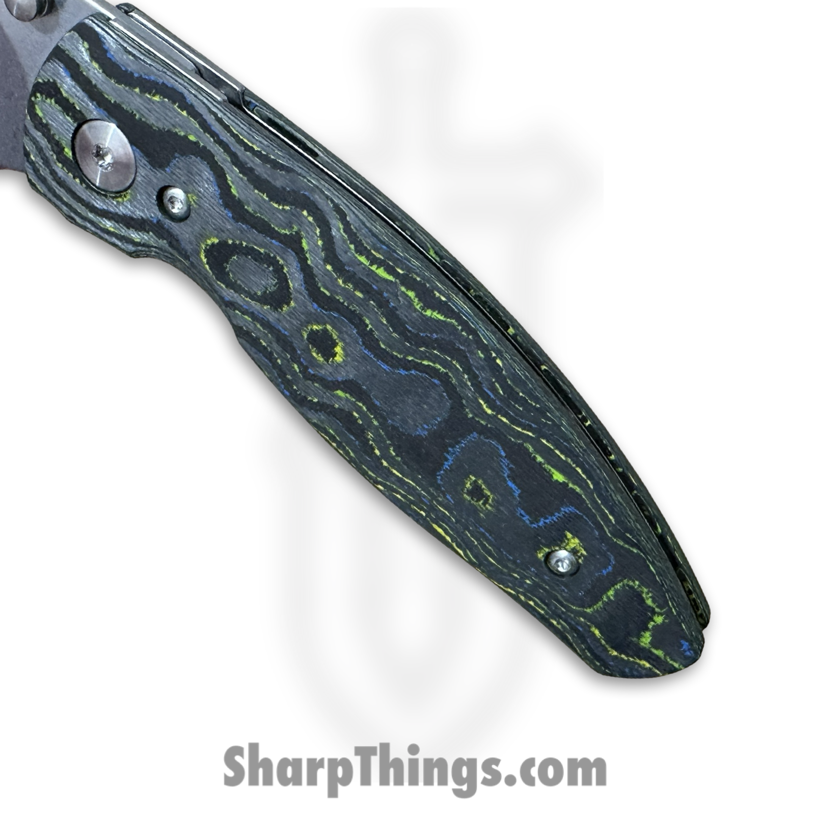 TRM - NE2SWGC-02 - Neutron 2 IRIE - Folding Knife - Hollow Grind Stonewashed MagnaCut D/P - Fat Carbon Fiber - Gecko Camo - Image 4
