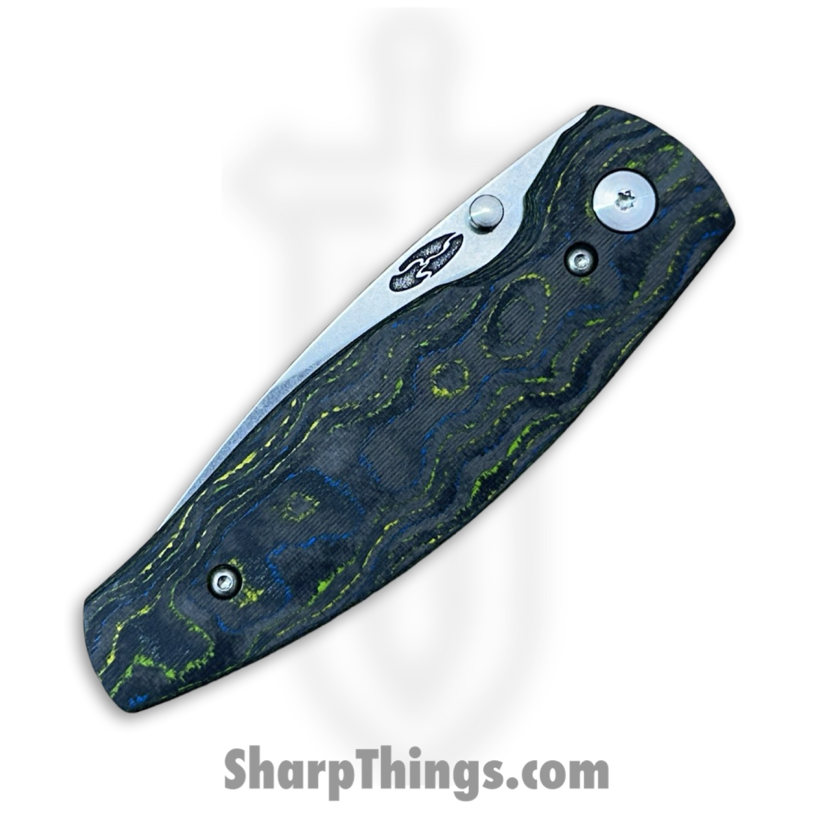 TRM - NE2SWGC-02 - Neutron 2 IRIE - Folding Knife - Hollow Grind Stonewashed MagnaCut D/P - Fat Carbon Fiber - Gecko Camo - Image 7