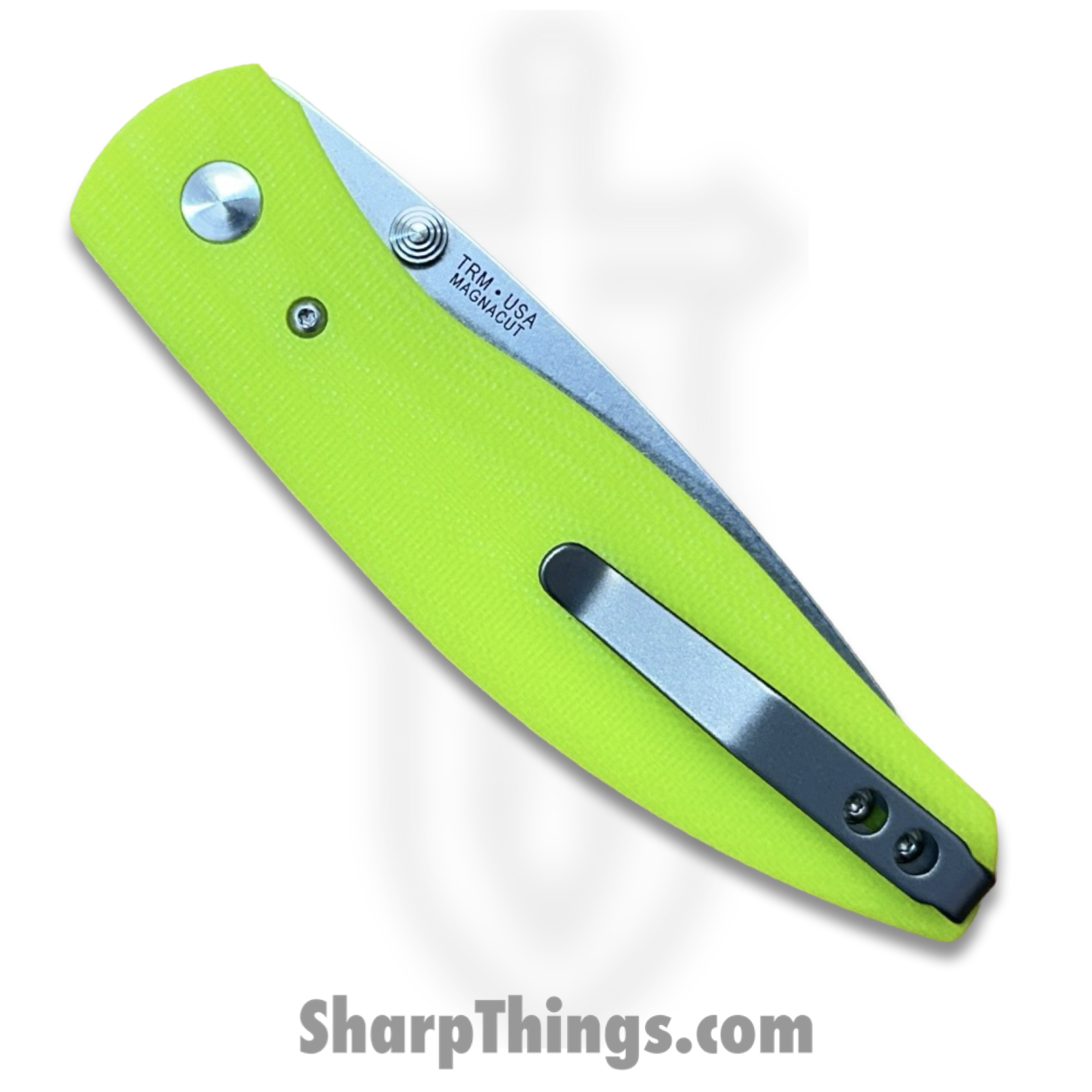 TRM - ATMSWSY-07 - Atom - Folding Knife - 3D G-10 - Stonewash MagnaCut D/P - Safety Yellow - Image 7