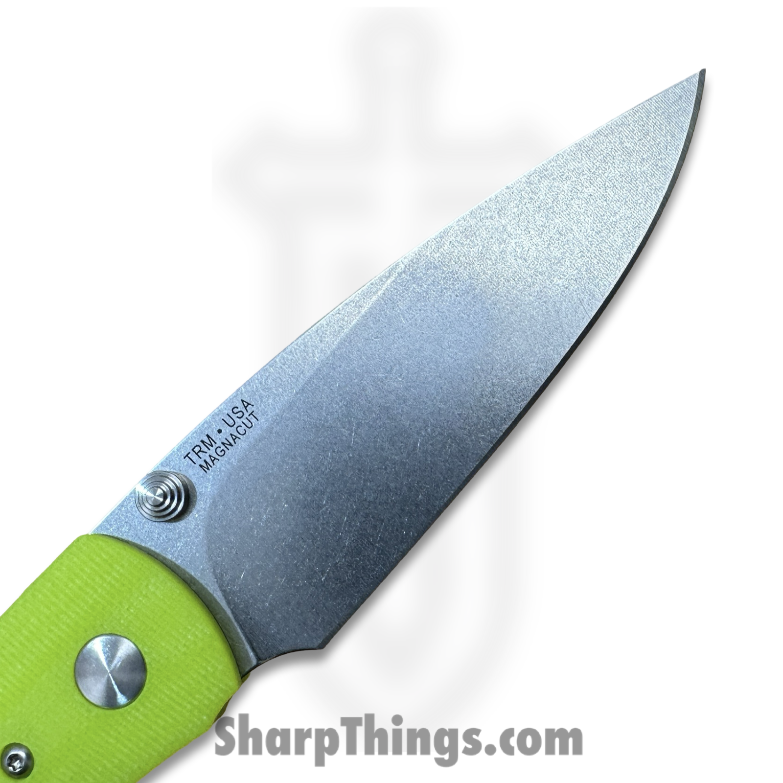 TRM - ATMSWSY-07 - Atom - Folding Knife - 3D G-10 - Stonewash MagnaCut D/P - Safety Yellow - Image 6