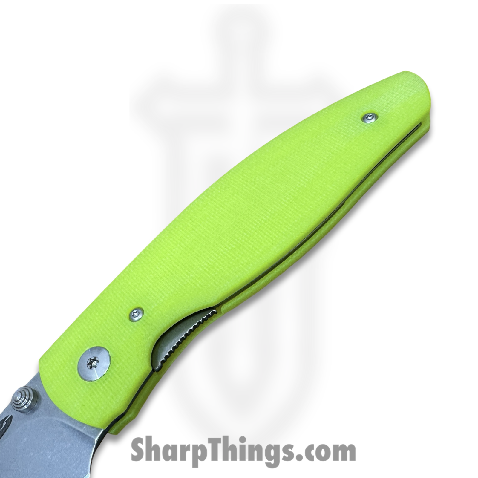 TRM - ATMSWSY-07 - Atom - Folding Knife - 3D G-10 - Stonewash MagnaCut D/P - Safety Yellow - Image 3