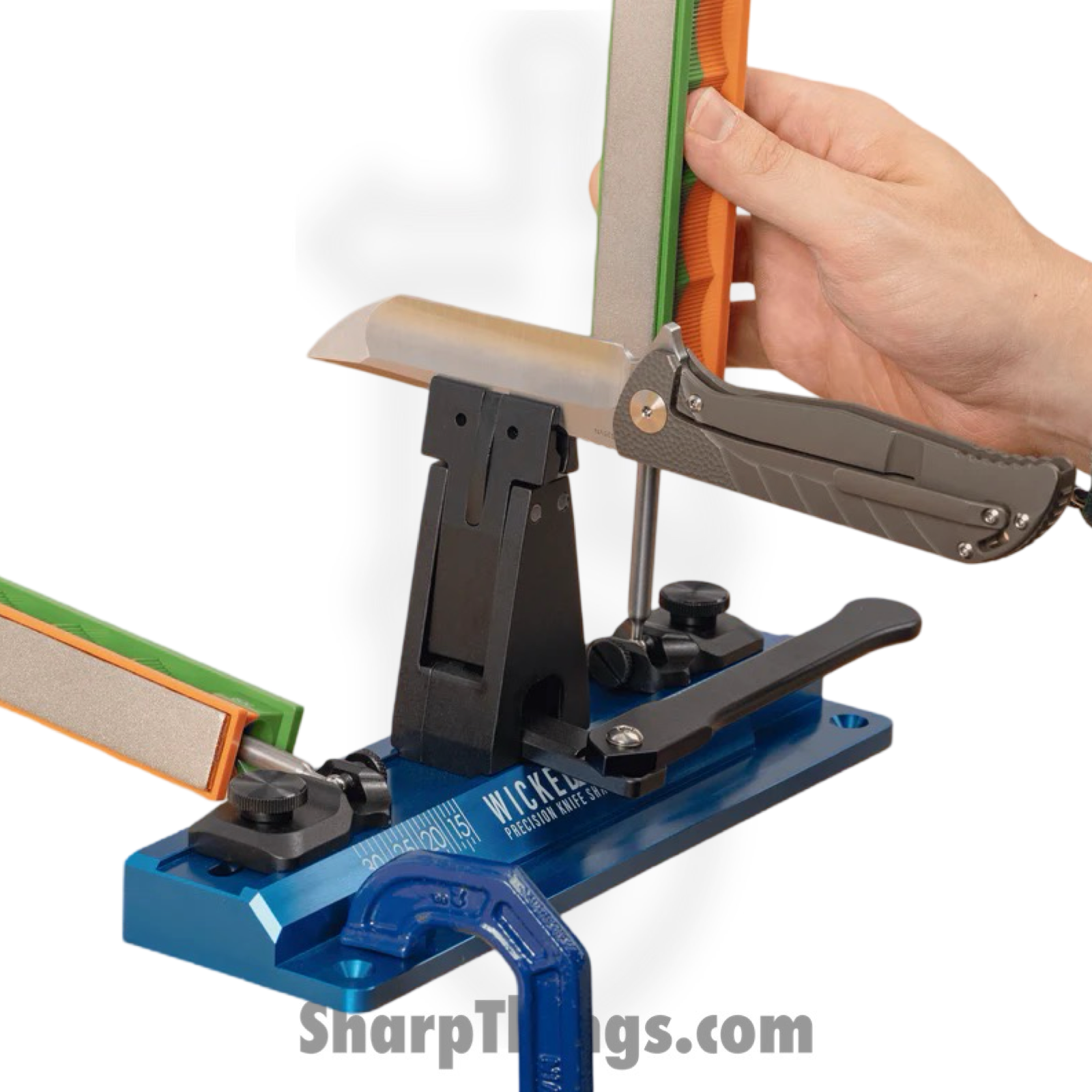 Wicked Edge - WE64 - Precision Knife Sharpener - Aluminum - Blue - Image 3