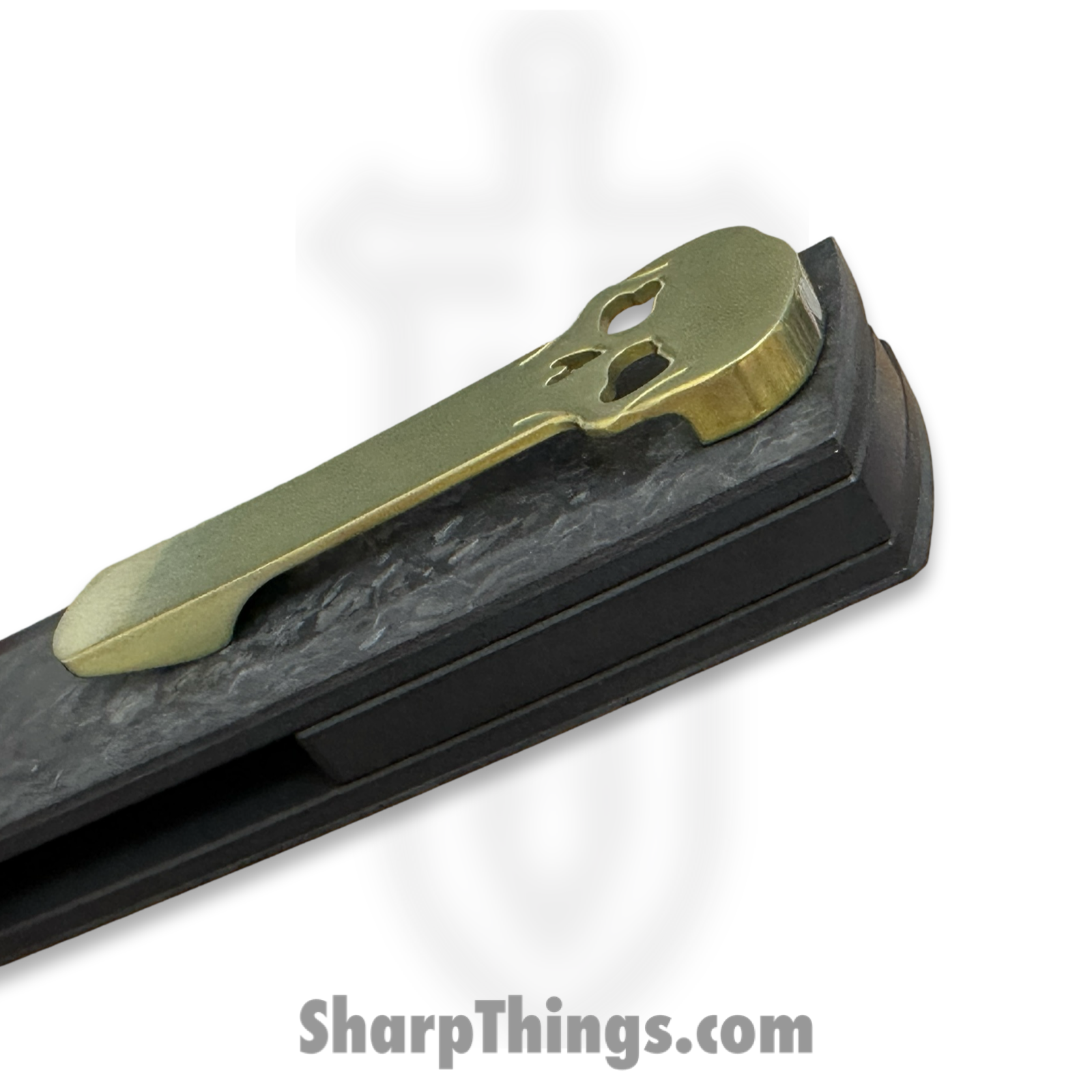 Chaves Knives - SGDPDLTICF - Exclusive Scapegoat Street YKWII - Folding Knife - DLC M390 Drop Point - DLC Titanium Carbon Fiber - Black - Image 6