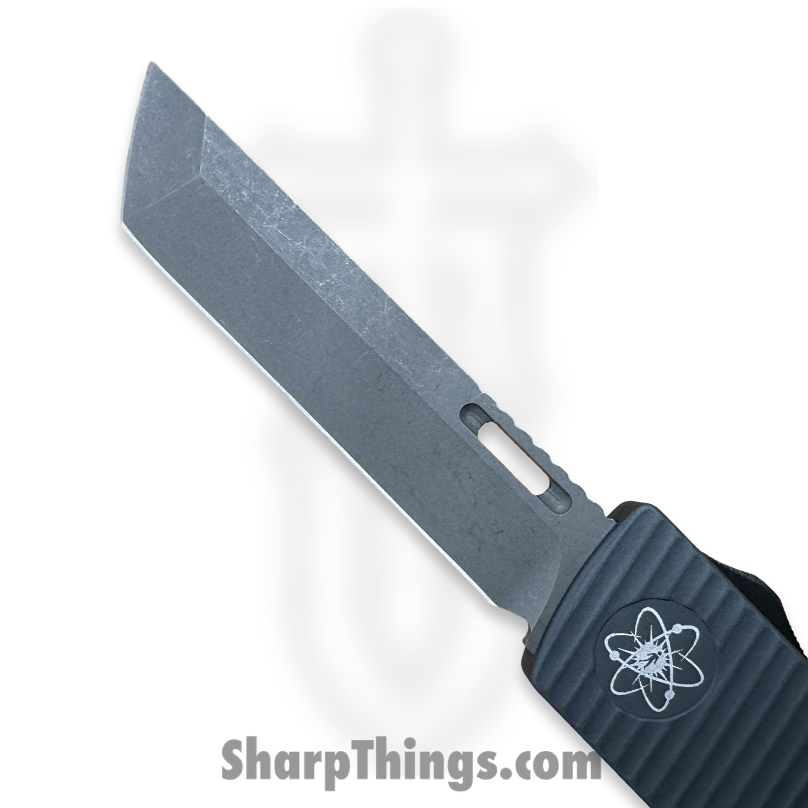 EMPEDC - PLSUSAGY01 - Pulse - OTF Auto - Magnacut Battle Worn Stonewash Tanto - 6061-T6 - Gray - Image 4