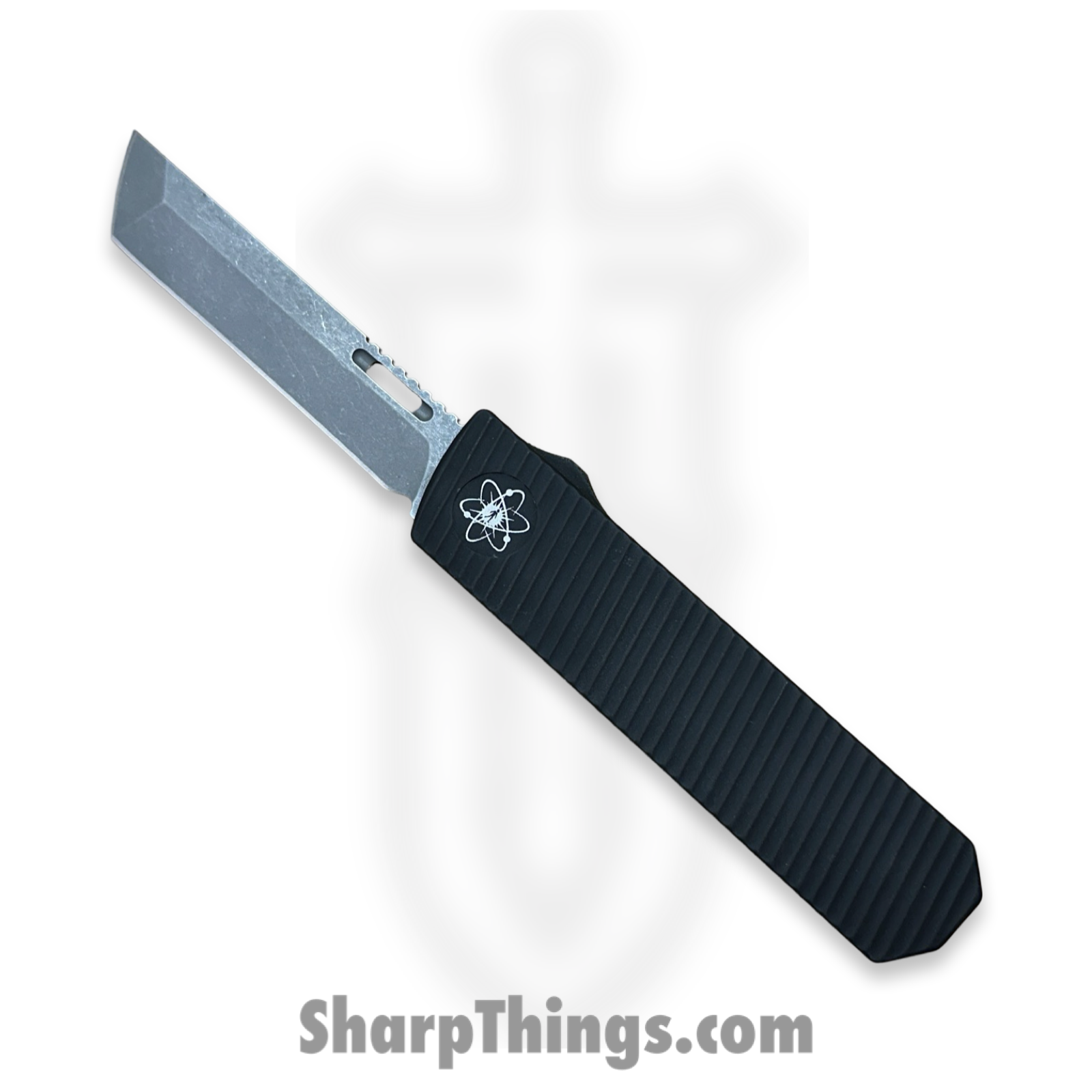 EMPEDC - PLSUSABK01 - Pulse - OTF Auto - Magnacut Battle Worn Stonewash Tanto - 6061-T6 - Black
