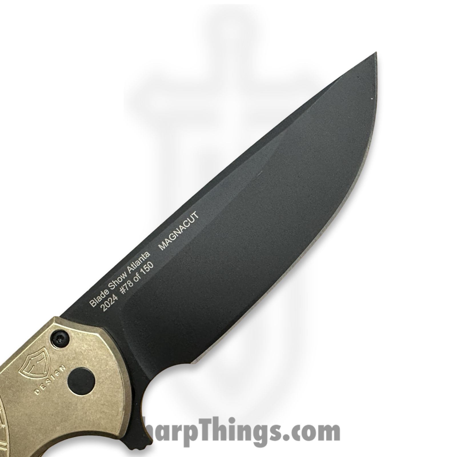 ProTech - 2024BSATMO2 - Blade Show Mordax - Folding Knife - Magnacut DLC Drop Point - AluBronze Gridlock - Bronze - Image 7