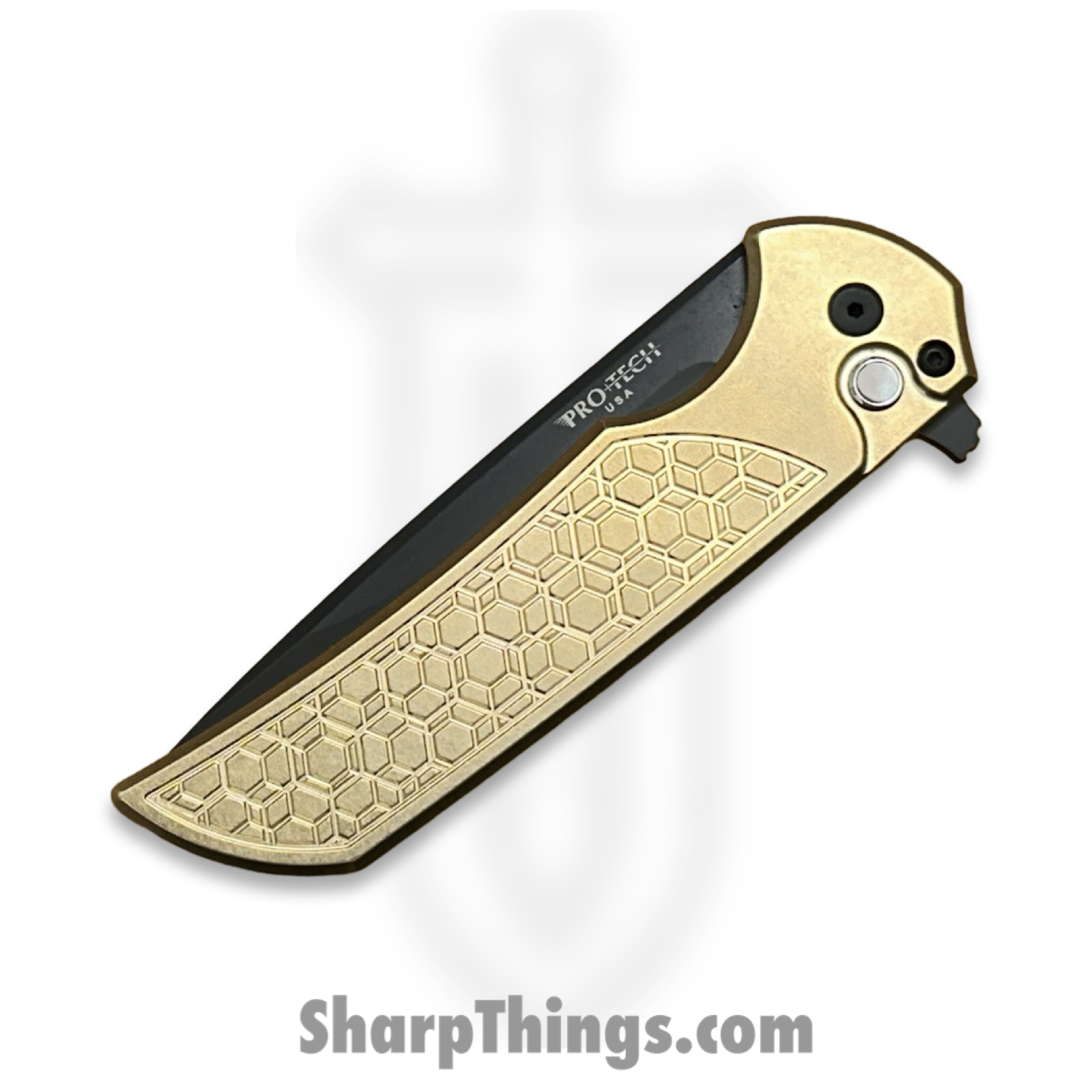 ProTech - 2024BSATMO2 - Blade Show Mordax - Folding Knife - Magnacut DLC Drop Point - AluBronze Gridlock - Bronze - Image 5