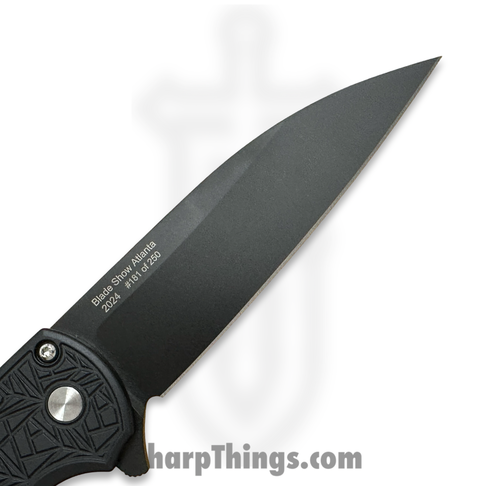 ProTech - 24BSAMB1999 - Malibu Nexus - Folding Knife - Magnacut DLC Wharncliffe - MOP Button Textured Aluminum - Since 1999 Black - Image 9