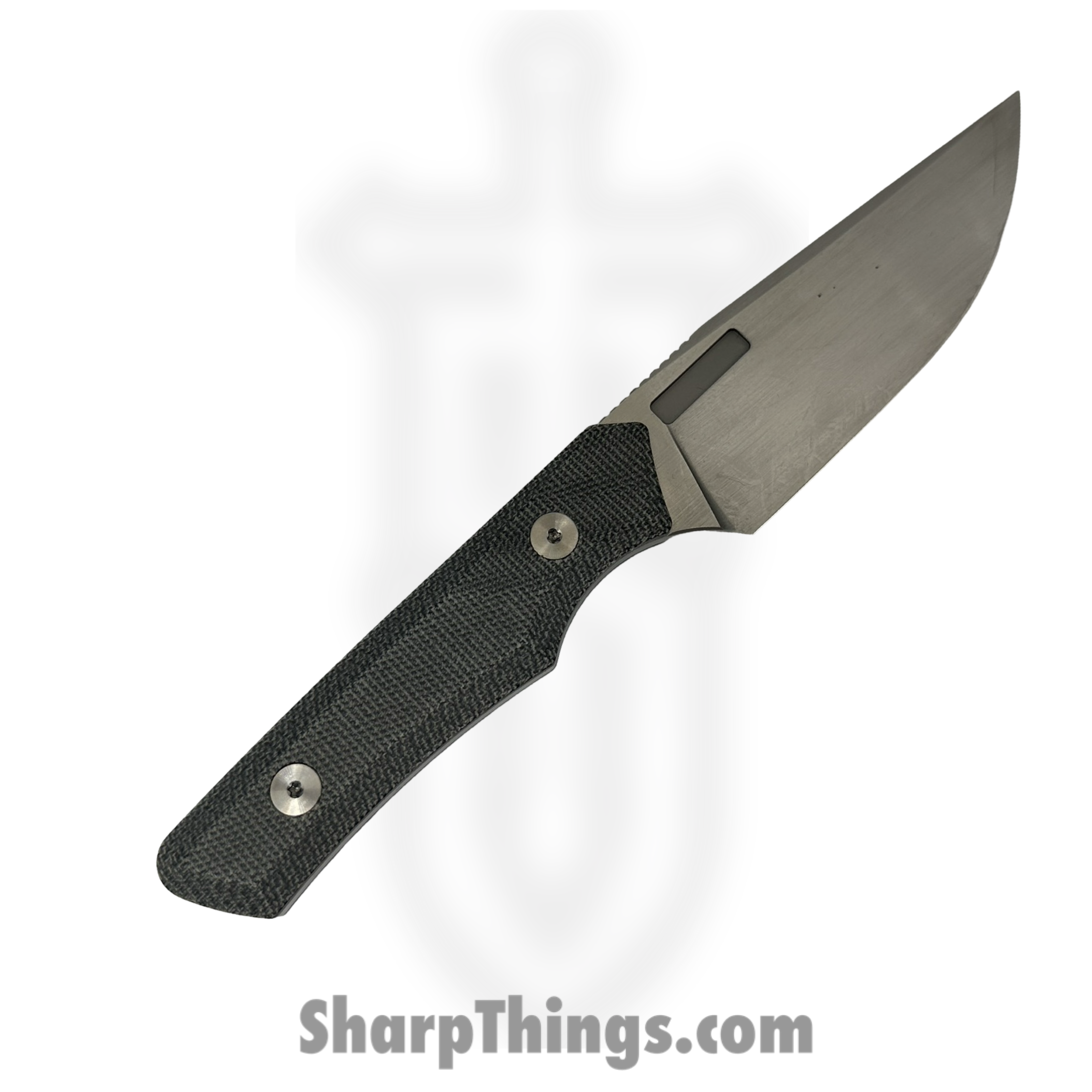 Vero Engineering - V-MY-BT-FBK-1441-S - Myelin - Fixed Blade Knife - Hand Satin Drop Point M390 - Micarta - Black - Image 3