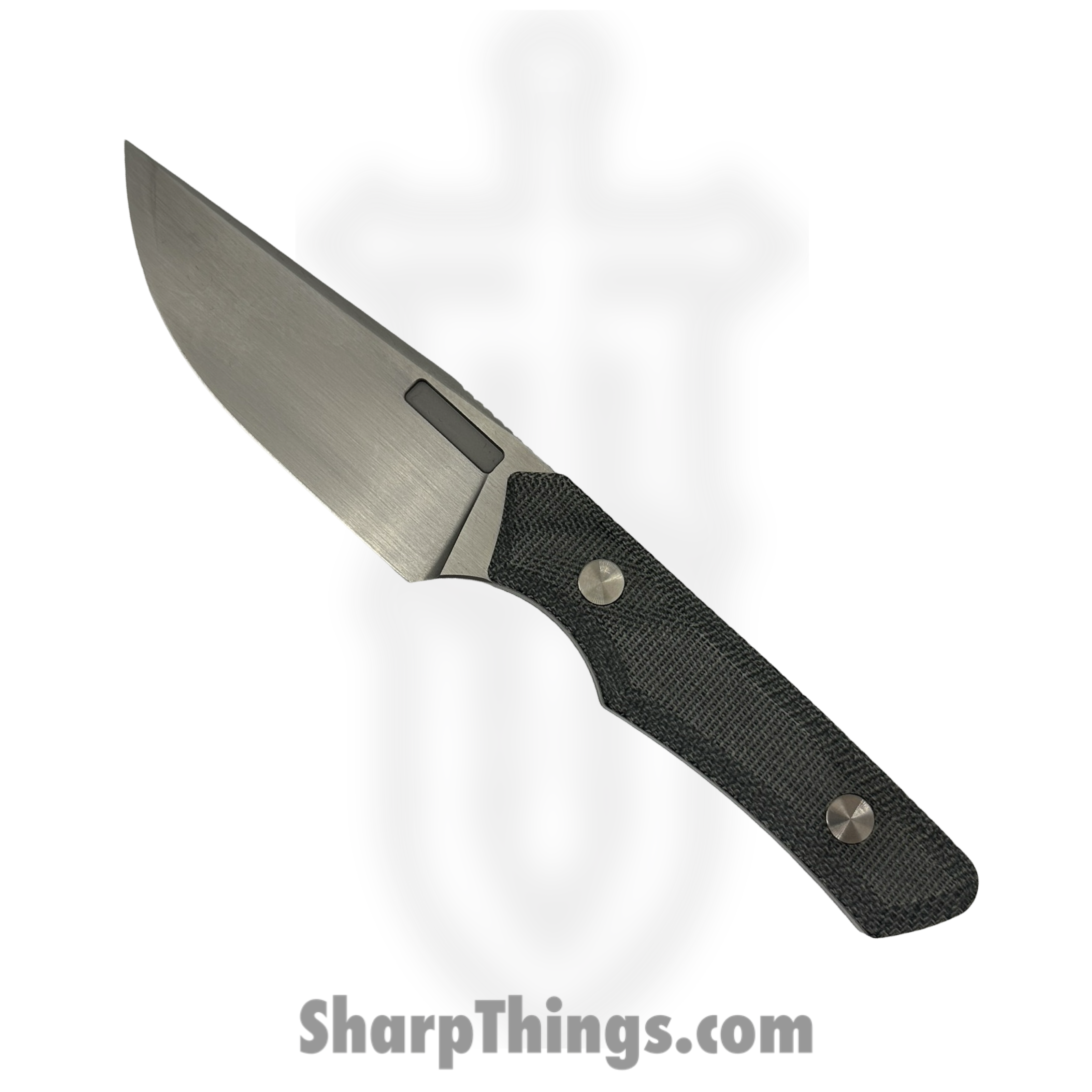 Vero Engineering - V-MY-BT-FBK-1441-S - Myelin - Fixed Blade Knife - Hand Satin Drop Point M390 - Micarta - Black