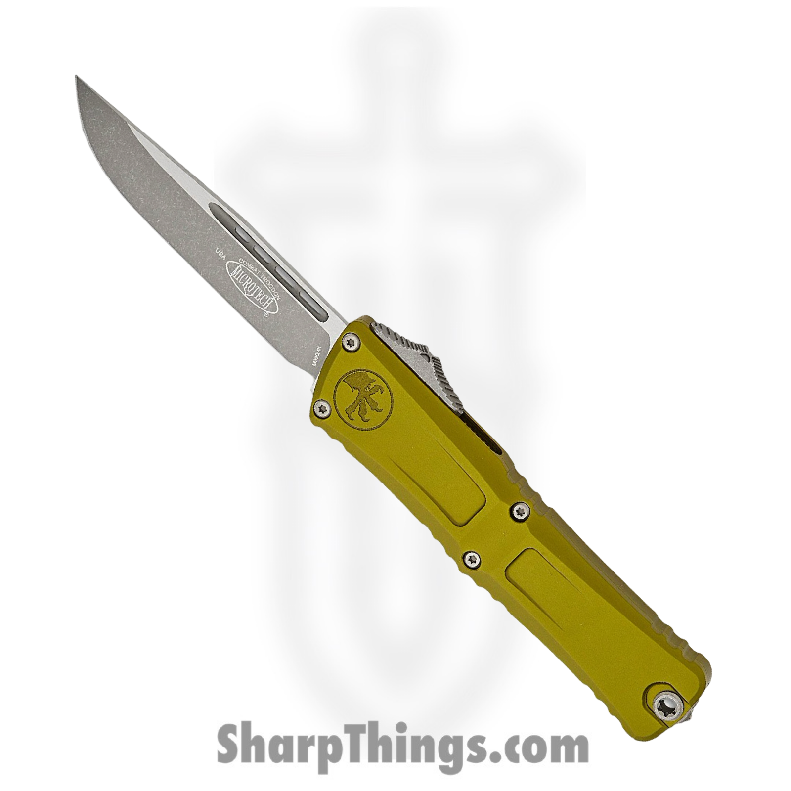 Microtech - 1143-10APOD - Combat Troodon Gen III - OTF Auto - M390MK Apocalyptic S/E - 6061-T6 Aluminum - OD Green