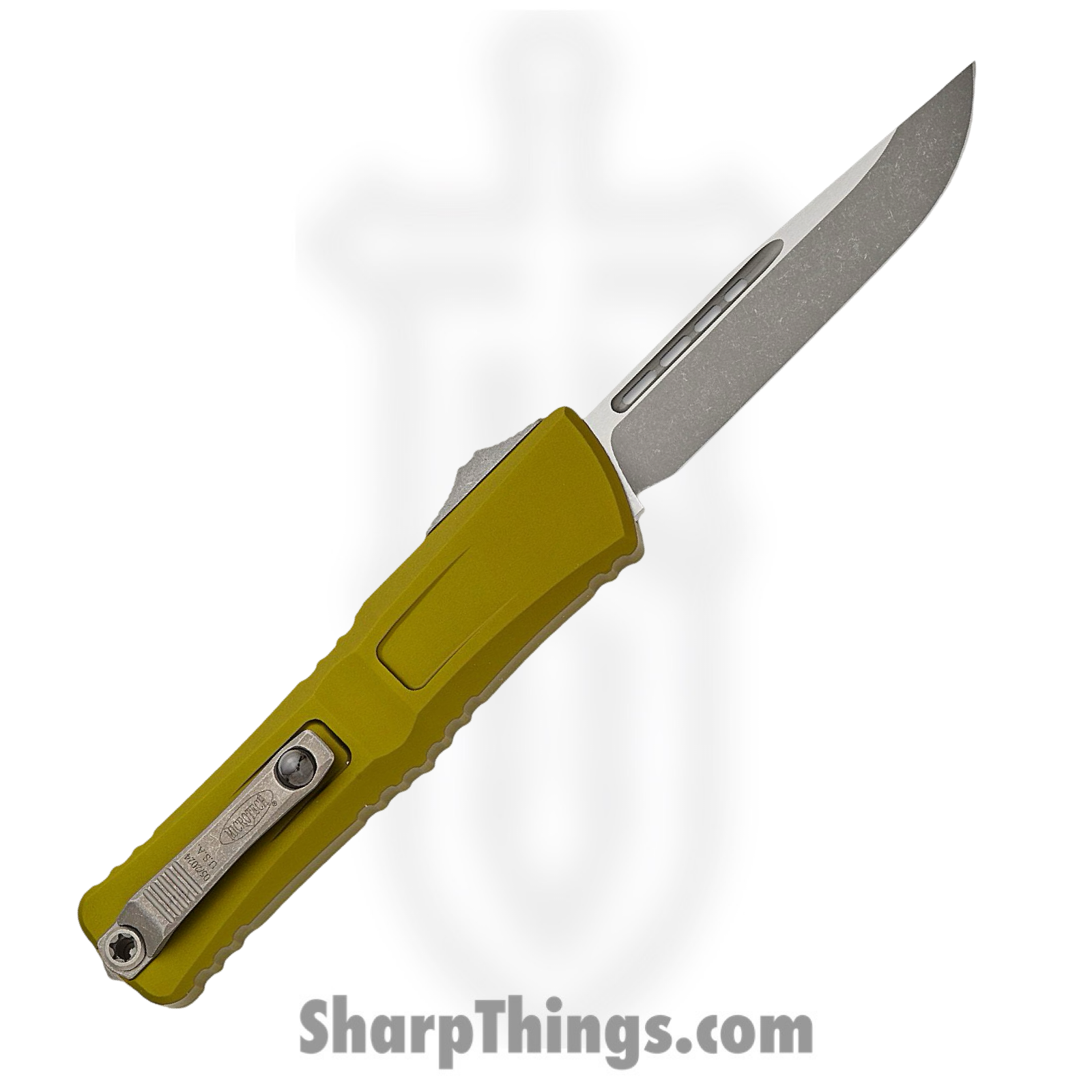 Microtech - 1143-10APOD - Combat Troodon Gen III - OTF Auto - M390MK Apocalyptic S/E - 6061-T6 Aluminum - OD Green - Image 2