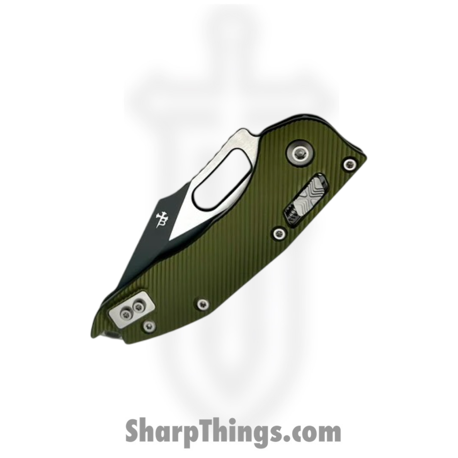 Microtech - 169RL-1FLOD - Stitch RAM-LOK - Folding Knife - M390MK Coated Spear Point - 6061-T6 Aluminum - OD Green - Image 3