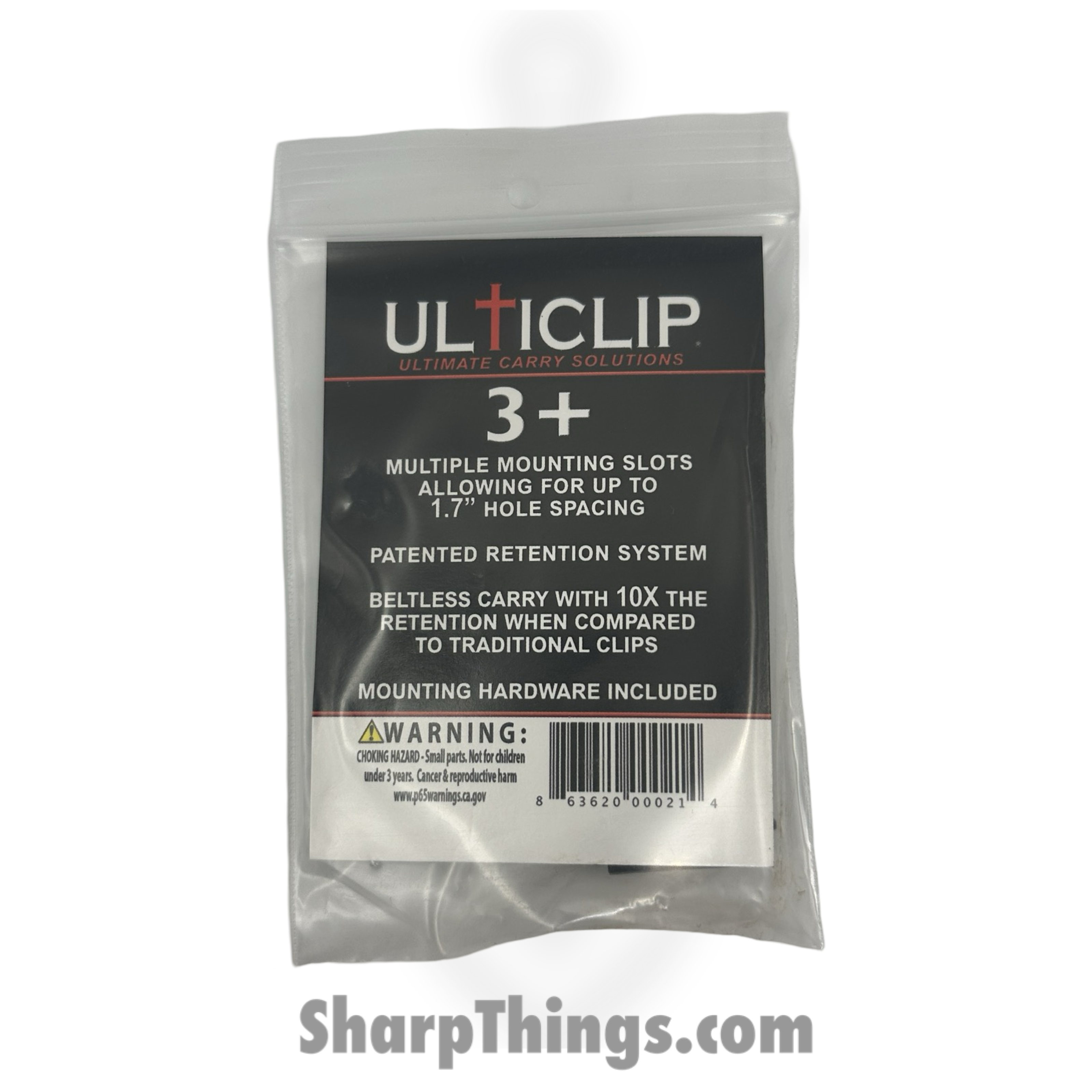 ULTICLIP - 214-DUC3+ - Ulticlip 3+ - C-1075 Black Oxide - Black