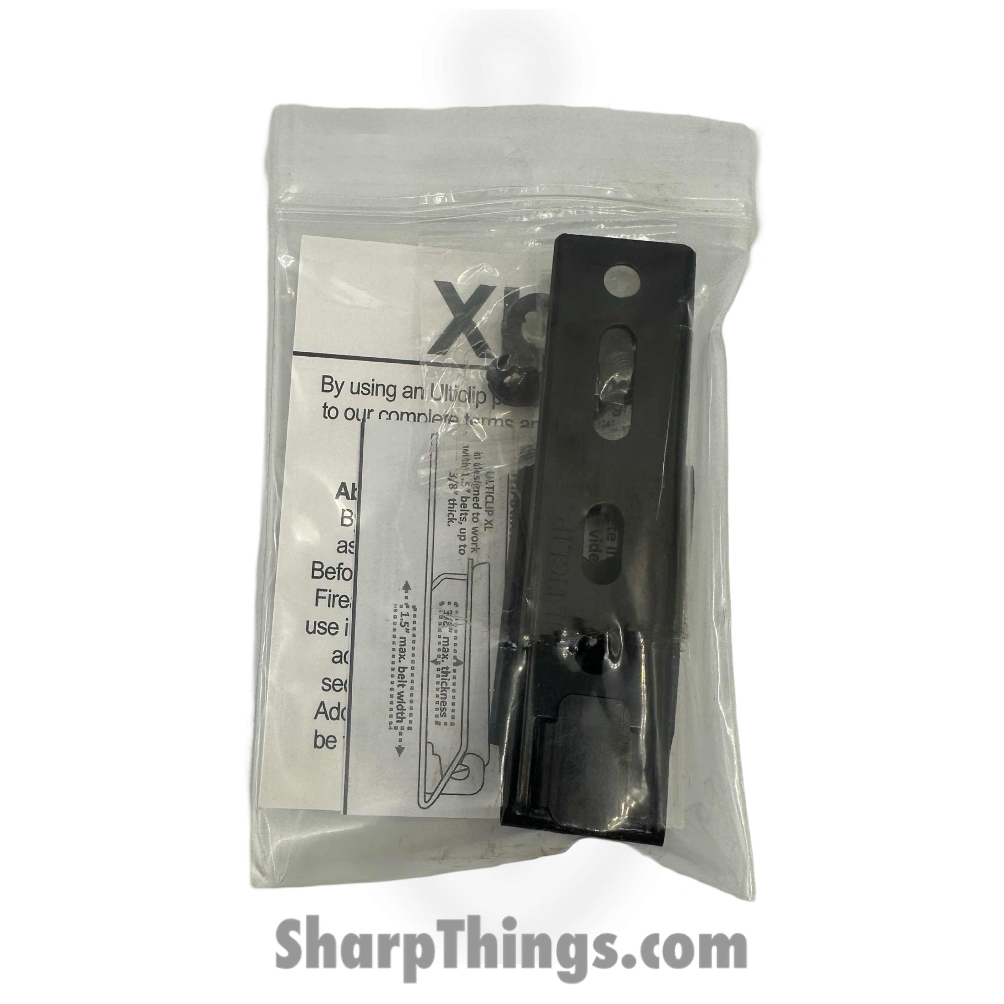 ULTICLIP - 221-DUCXLX - Ulticlip XL - 1075 & 1050 Spring Steel Black Oxide - Black - Image 3