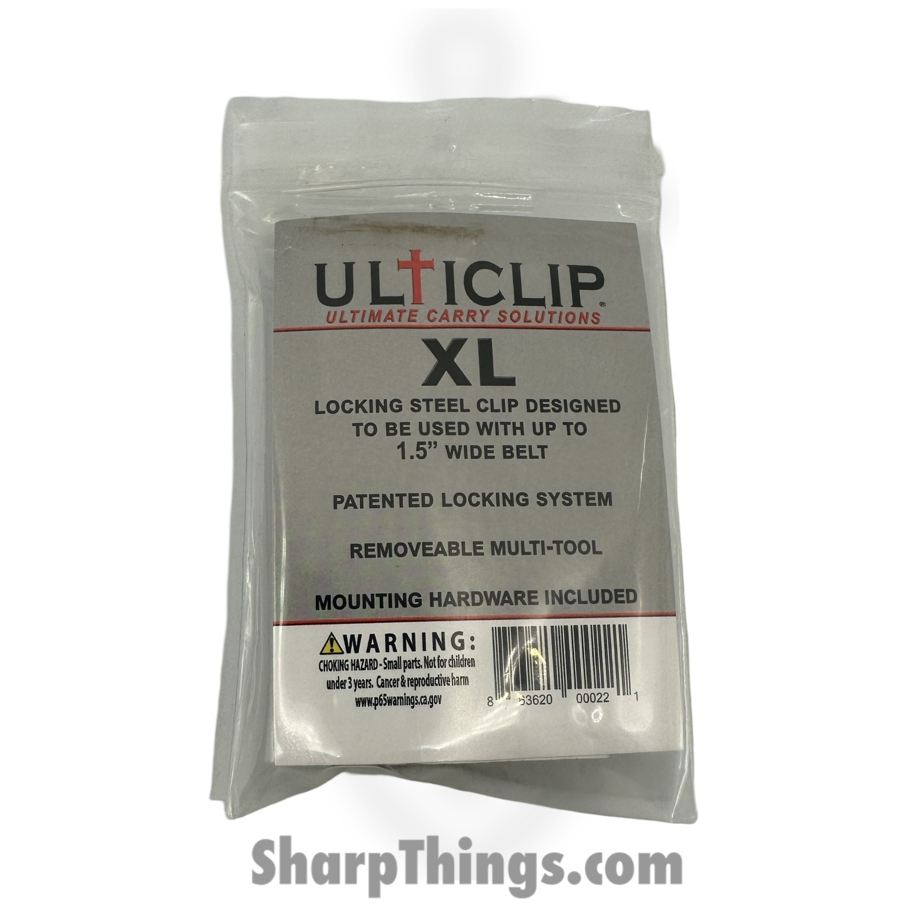 ULTICLIP - 221-DUCXLX - Ulticlip XL - 1075 & 1050 Spring Steel Black Oxide - Black