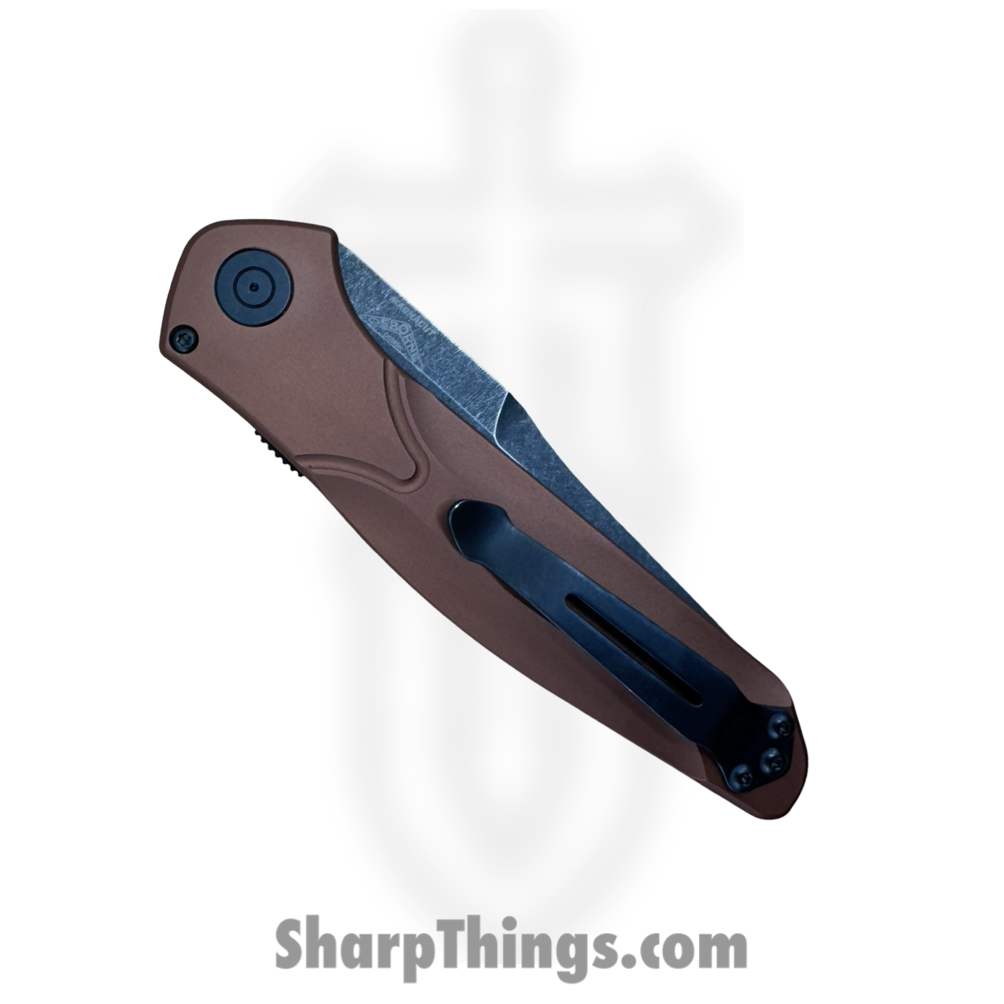 Benchmade - 9400BK-03 - Osborne Auto - Automatic Knife - CPM MagnaCut DLC Battlewash Reverse Tanto - 6061-T6 Aluminum - Burnt Copper - Image 2