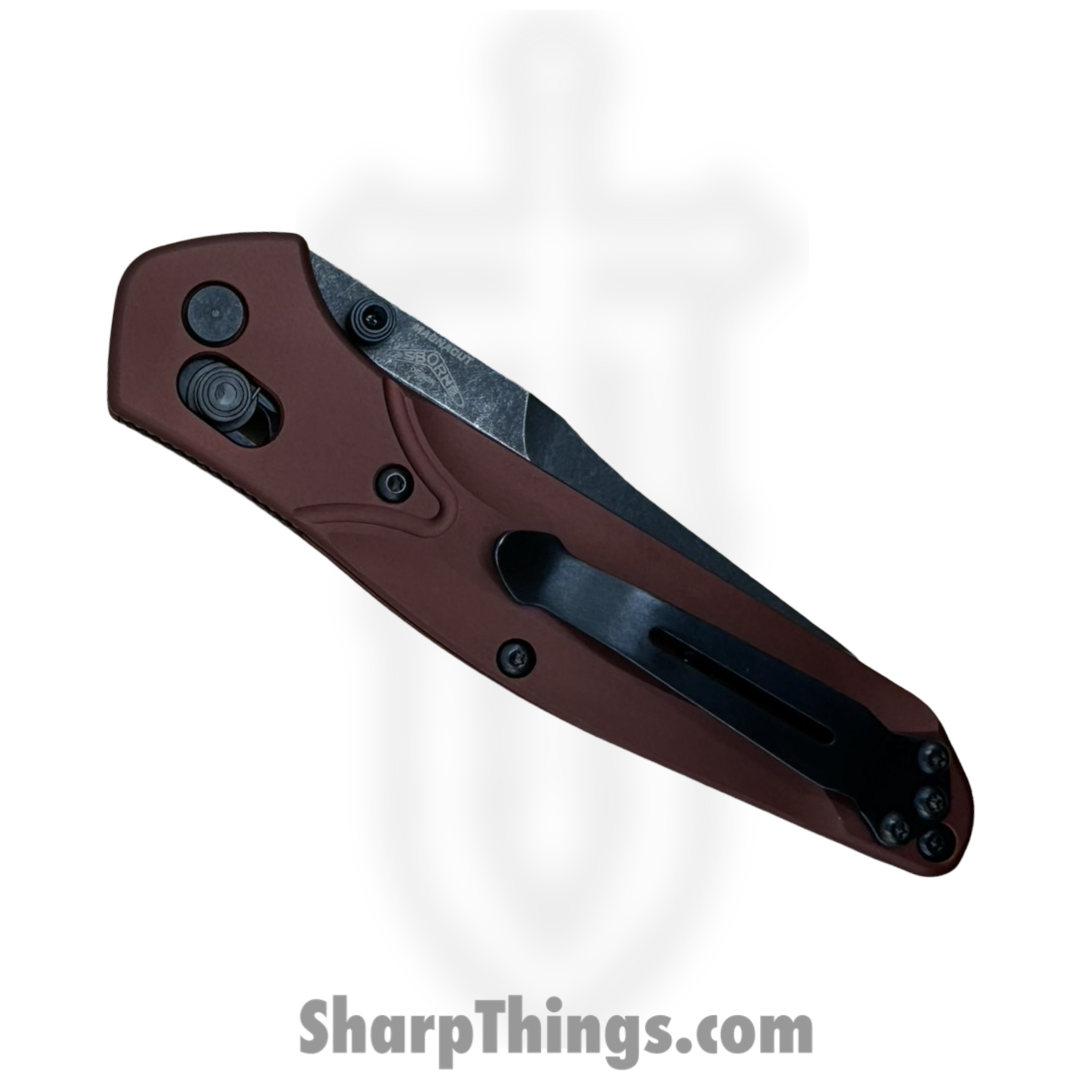 Benchmade - 940BK-03 - Osborne - Folding Knife - CPM MagnaCut DLC Battlewash Reverse Tanto - 6061-T6 Aluminum - Burnt Copper - Image 2