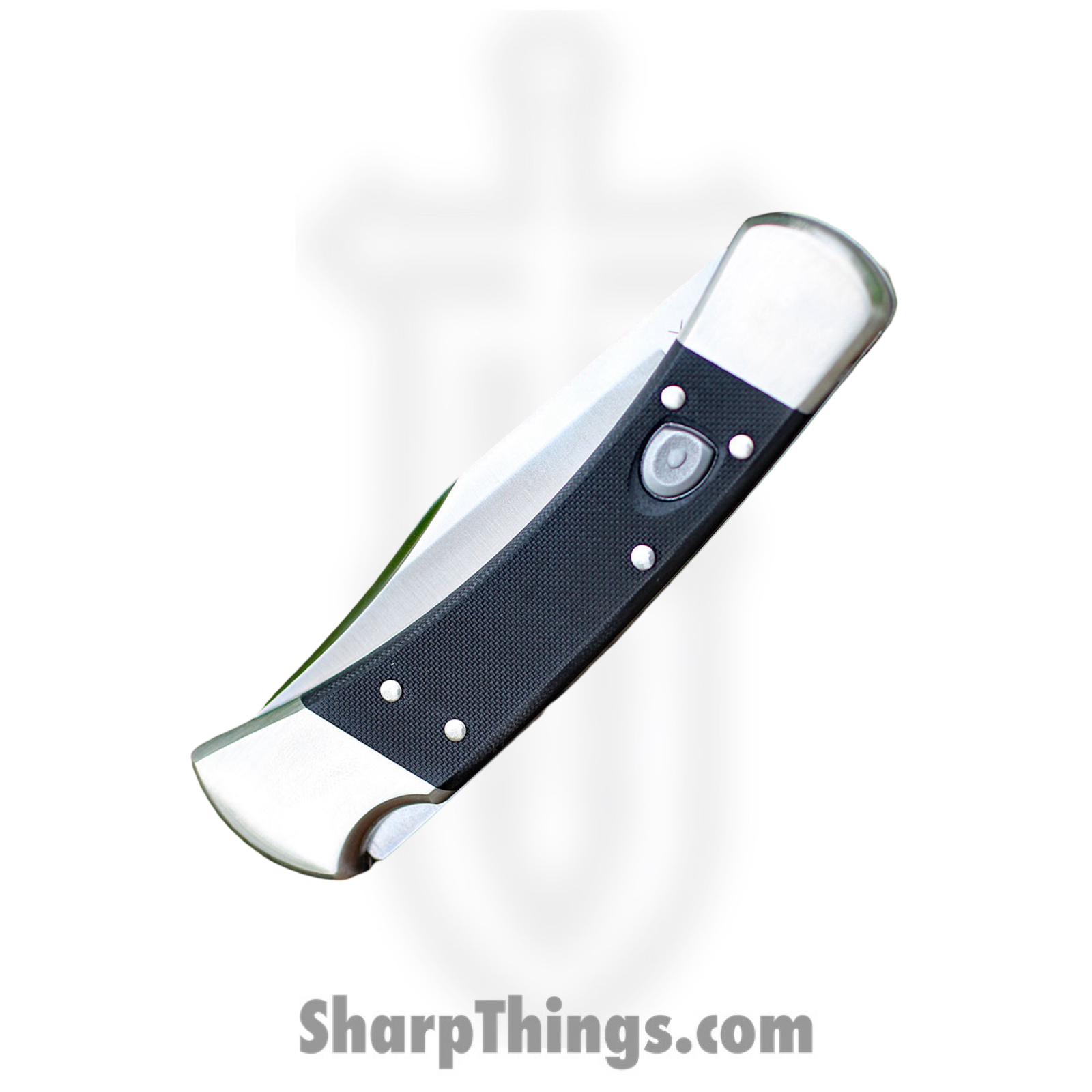 Buck - BU110BKSA-B - Auto Elite 110 - Automatic Knife - CPM S30V Satin Clip Point - G10 - Black - Image 2