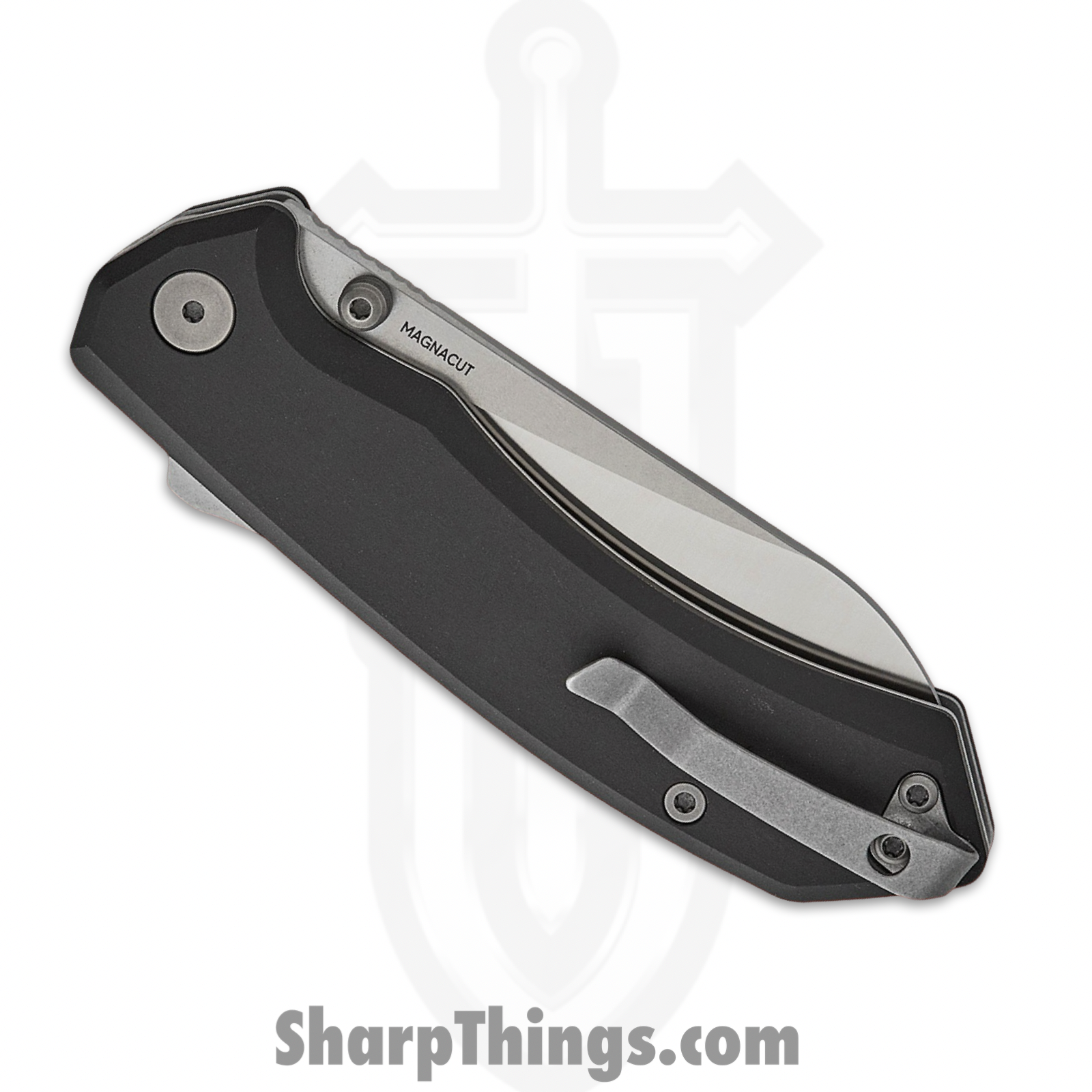 Tactile Knife Co. - 20-CP-MC01-ALAB - Chupacabra - Folding Knife - CPM MagnaCut Tumbled Sheepsfoot - 7075-T6 Aluminum - Black - Image 4
