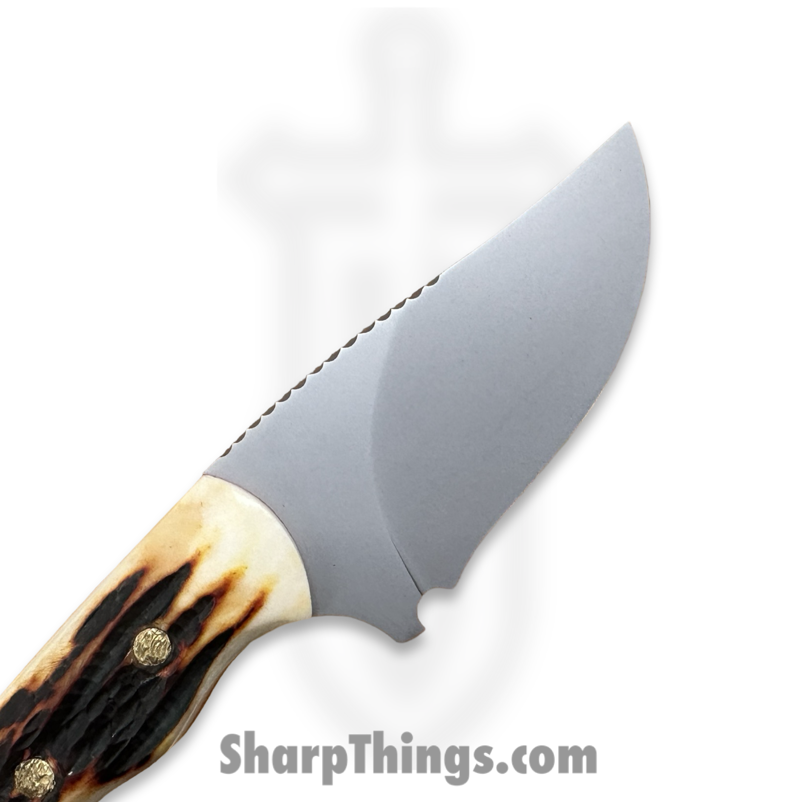Cave Blades - CB-Sam-RC-SW-BN - Samaritan - Fixed Blade Knife - CPM 154 Blasted Recurve - Bone - White/Black/Orange - Image 7