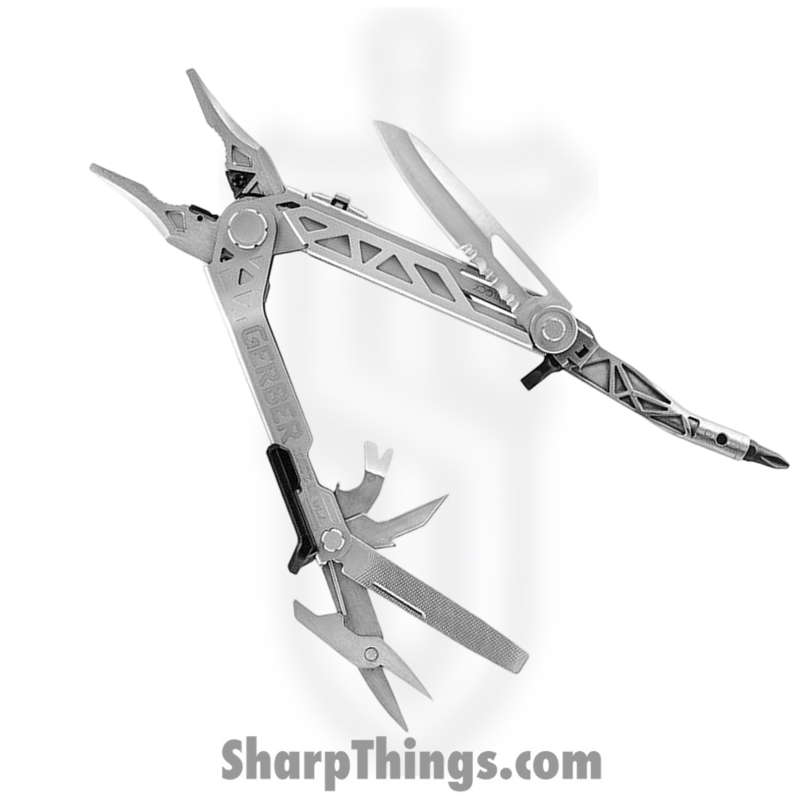 Gerber - G1417 - Center Drive Plus Bits - 420HC Satin Multi - Silver
