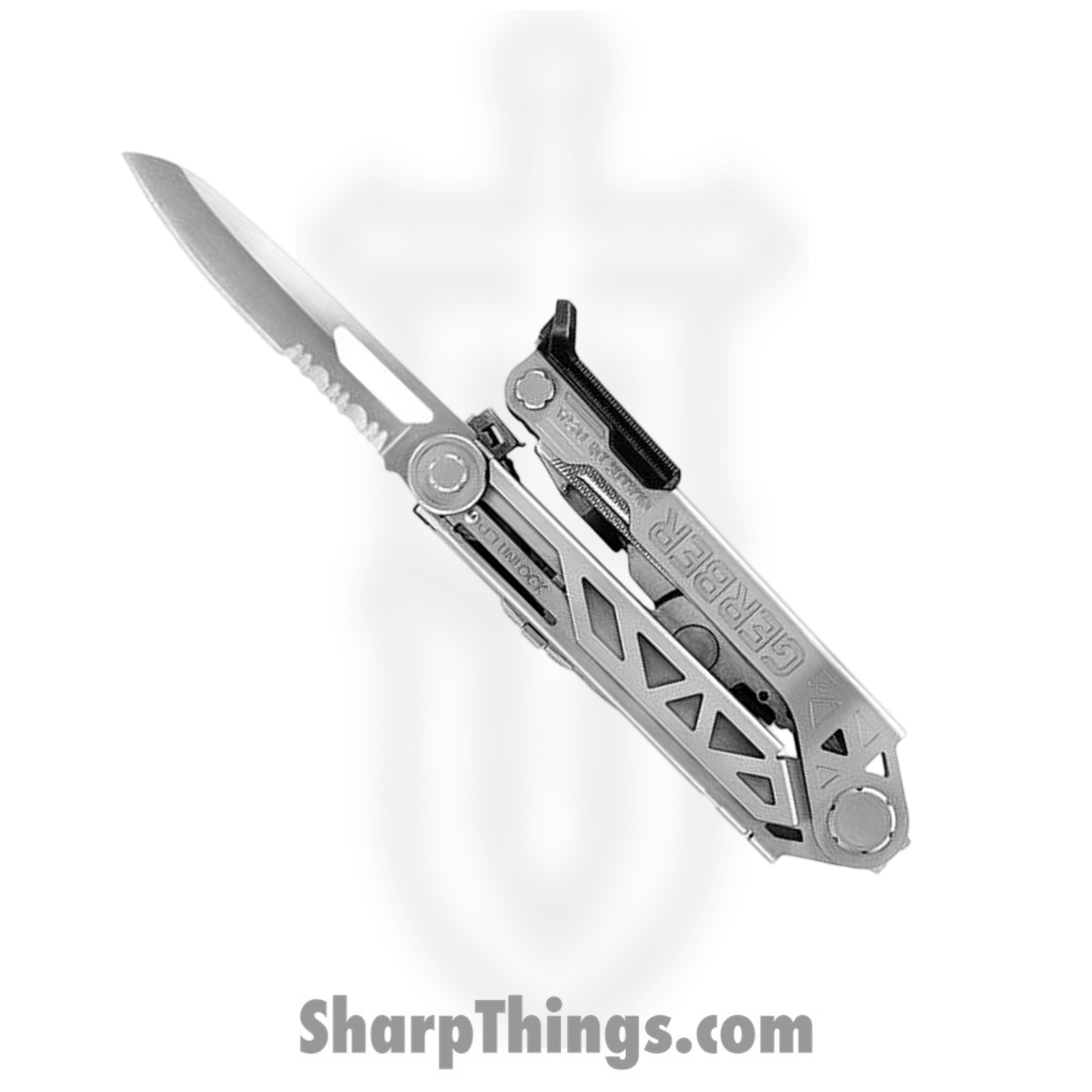 Gerber - G1417 - Center Drive Plus Bits - 420HC Satin Multi - Silver - Image 3