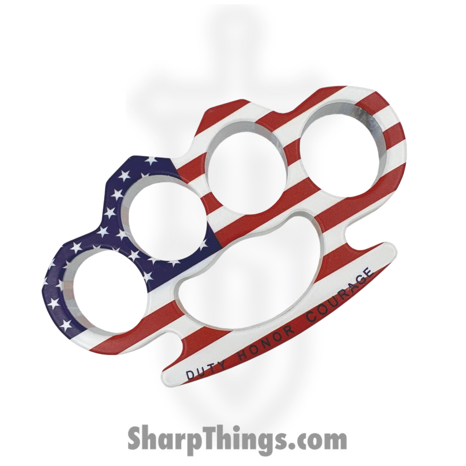 VOC - H-19-T - Heavy Duty Paper Weight Knuckle - Solid Metal - Red White Blue