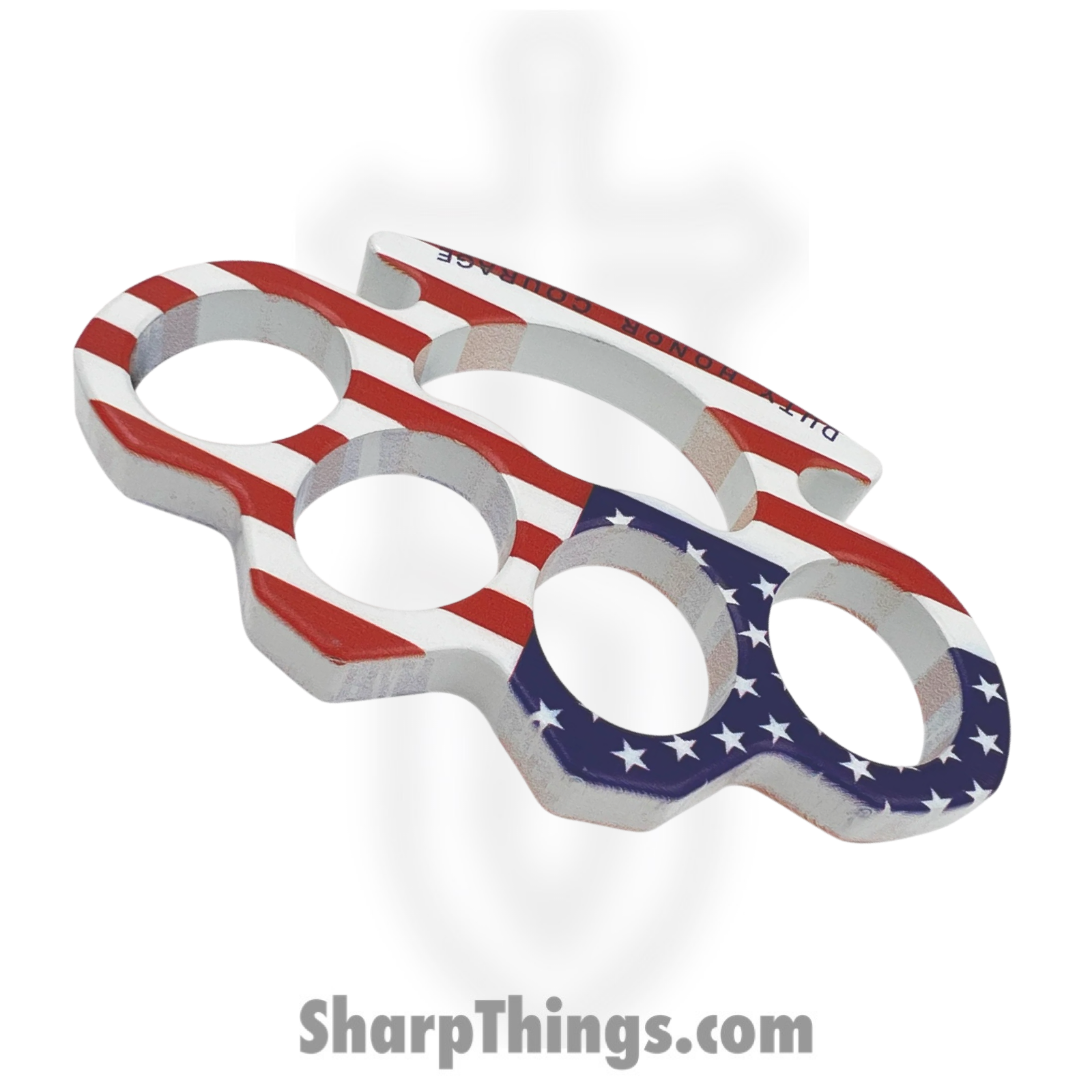 VOC - H-19-T - Heavy Duty Paper Weight Knuckle - Solid Metal - Red White Blue - Image 2