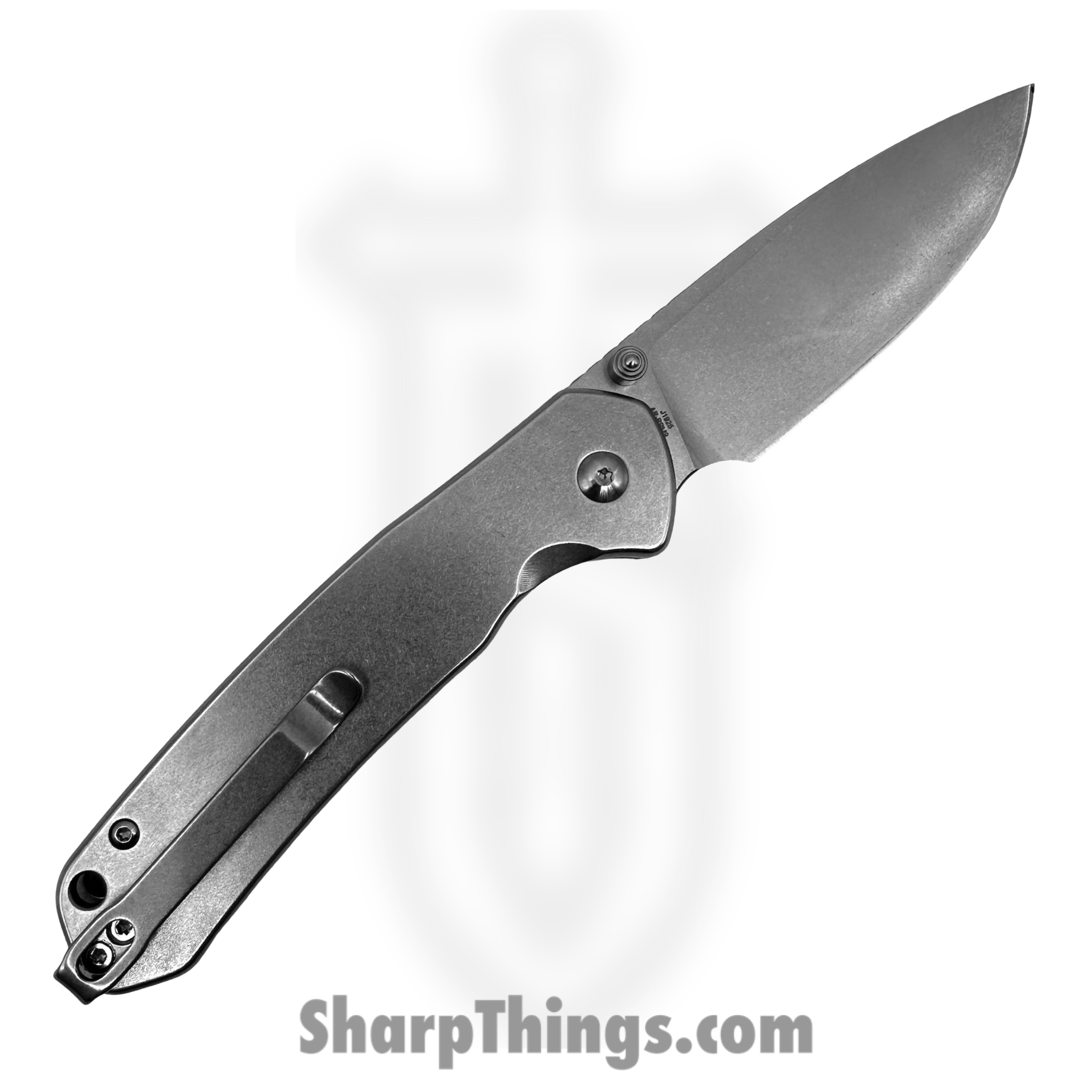 CJRB - J1925ST - Pyrite - Folding Knife - AR-RPM9 Stonewash Drop Point - Stainless Steel - Silver - Image 2