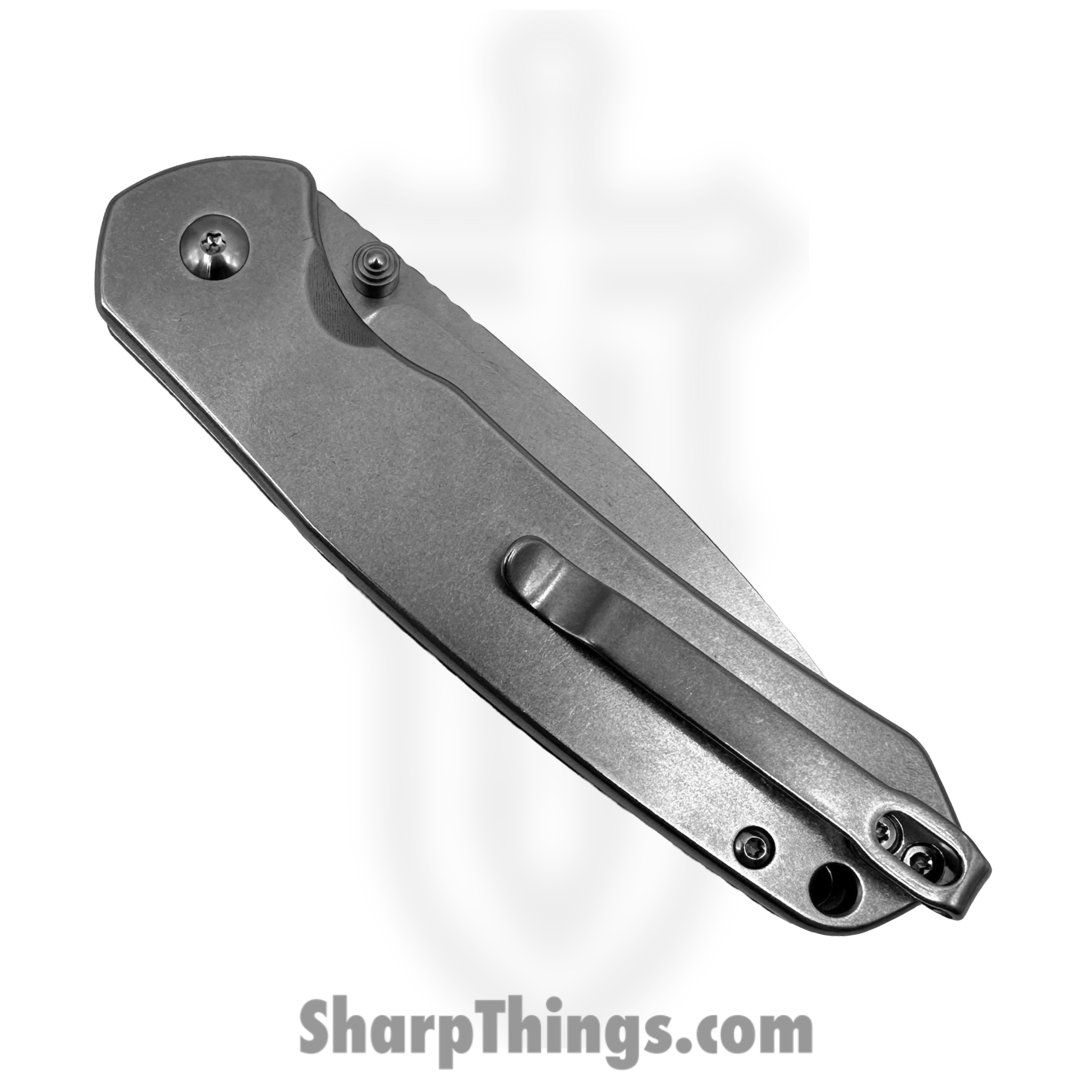 CJRB - J1925ST - Pyrite - Folding Knife - AR-RPM9 Stonewash Drop Point - Stainless Steel - Silver - Image 3