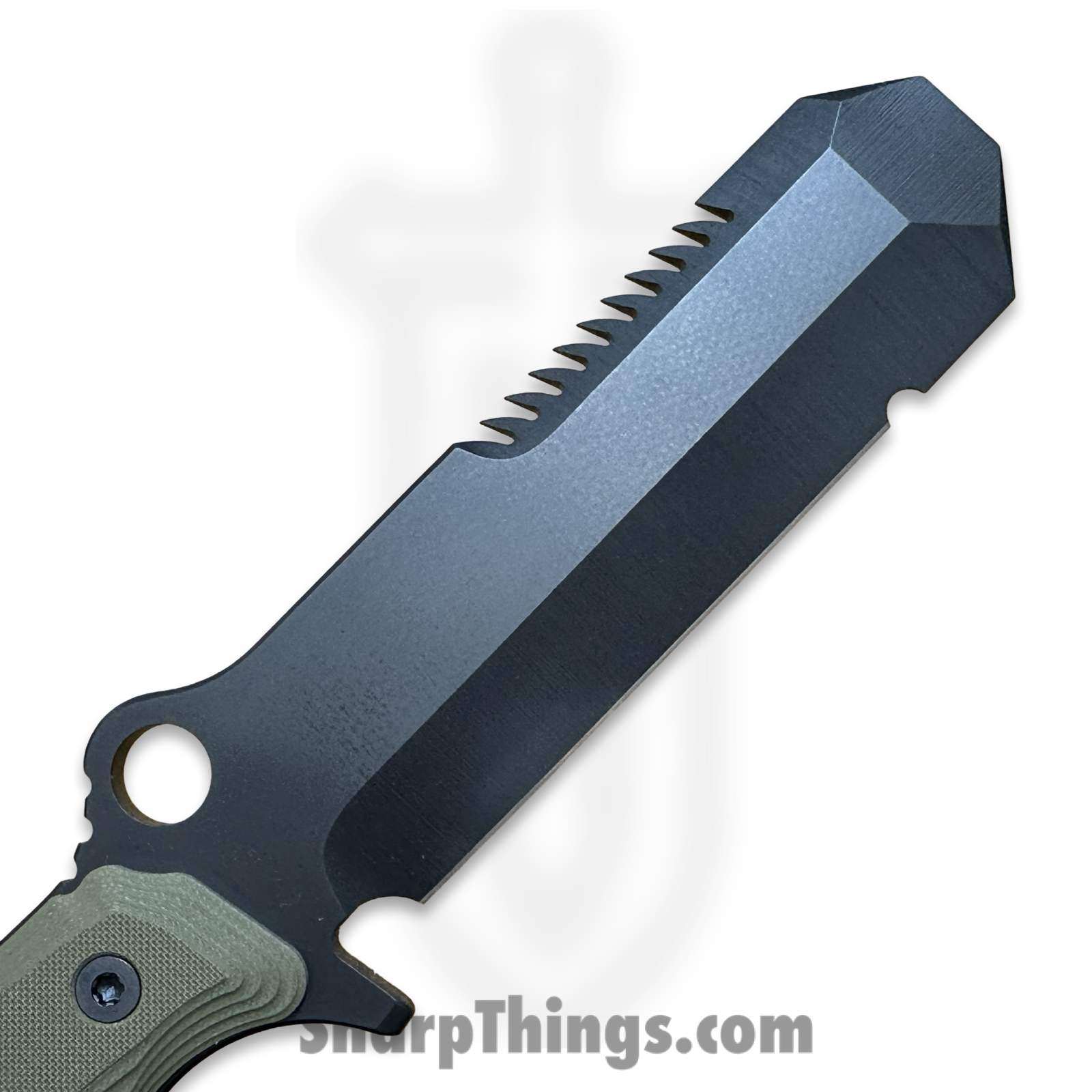 Medford Knife and Tool - MK0743PQ-10KO-SPQ3-Q4 - USMC EOD - Fixed Blade Knife - 3V DLC Multi Tool - G10 - OD Green - Image 5