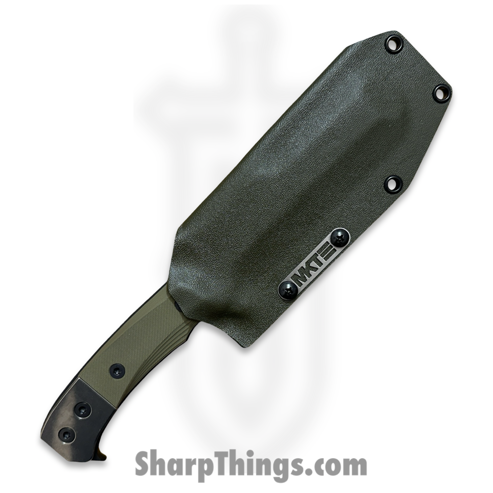 Medford Knife and Tool - MK0743PQ-10KO-SPQ3-Q4 - USMC EOD - Fixed Blade Knife - 3V DLC Multi Tool - G10 - OD Green - Image 3