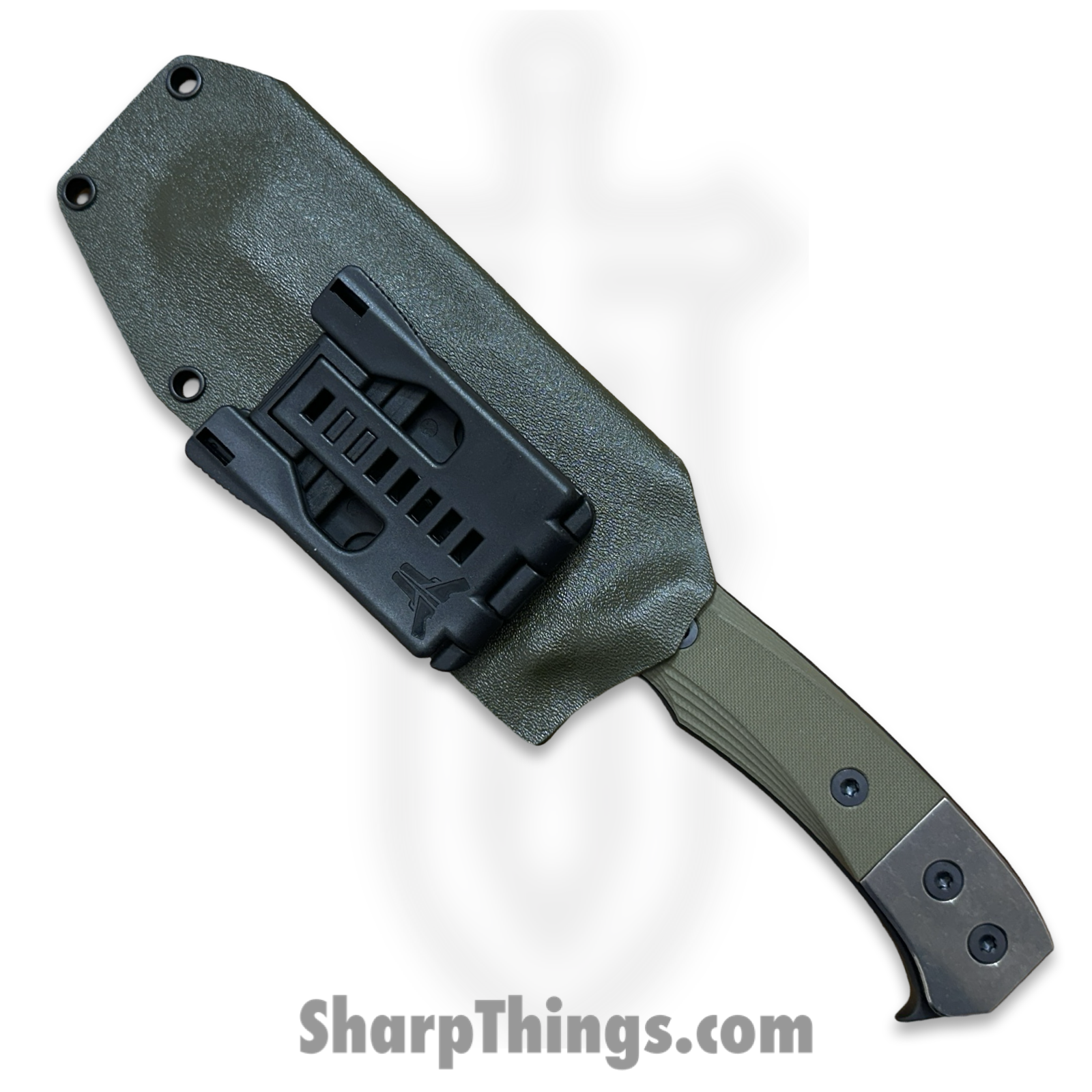 Medford Knife and Tool - MK0743PQ-10KO-SPQ3-Q4 - USMC EOD - Fixed Blade Knife - 3V DLC Multi Tool - G10 - OD Green - Image 4