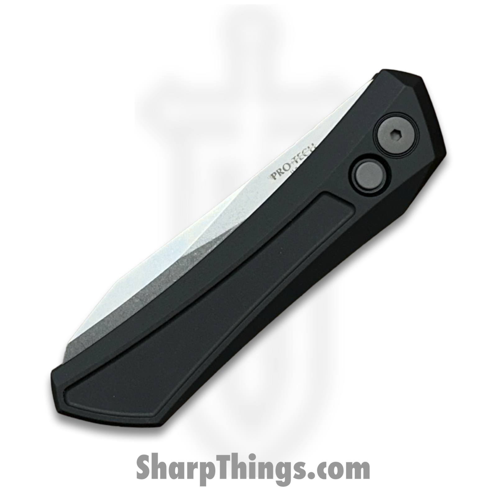 ProTech - DS101 - Oligarch - Automatic Knife - CPM MagnaCut Stonewash Spear Point - 6061-T6 Aluminum - Black - Image 3