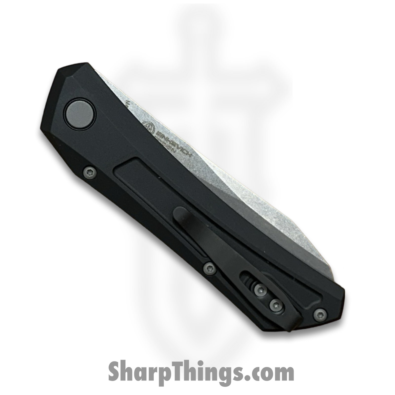ProTech - DS101 - Oligarch - Automatic Knife - CPM MagnaCut Stonewash Spear Point - 6061-T6 Aluminum - Black - Image 4