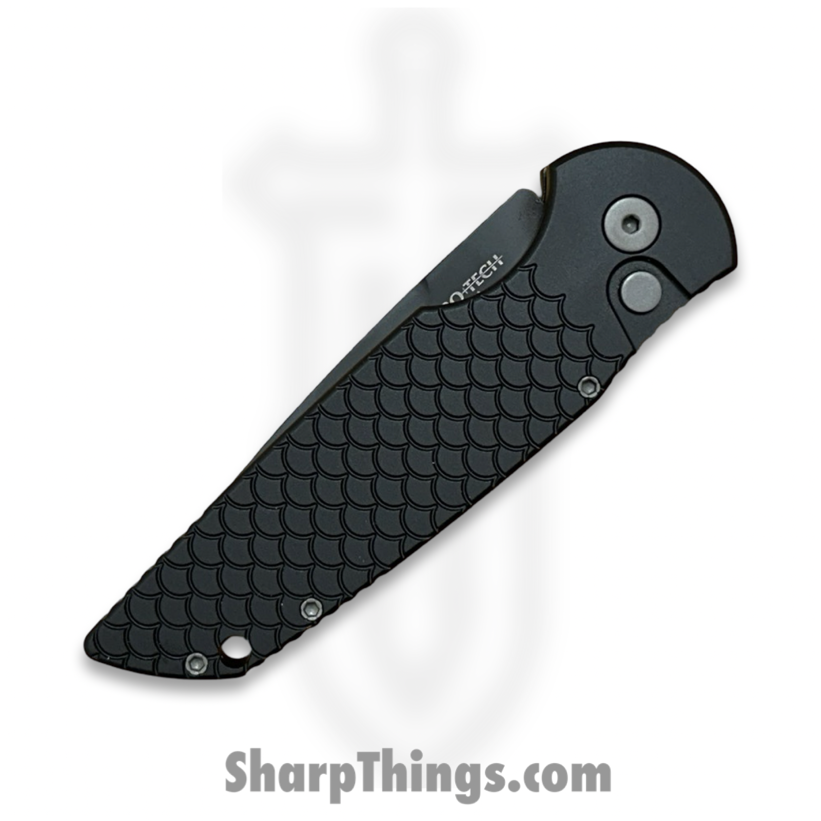 ProTech - TR-3 X1 MC - Tactical Response 3 - Automatic Knife - CPM MagnaCut Coated Drop Point - 6061-T6 Aluminum - Black - Image 3