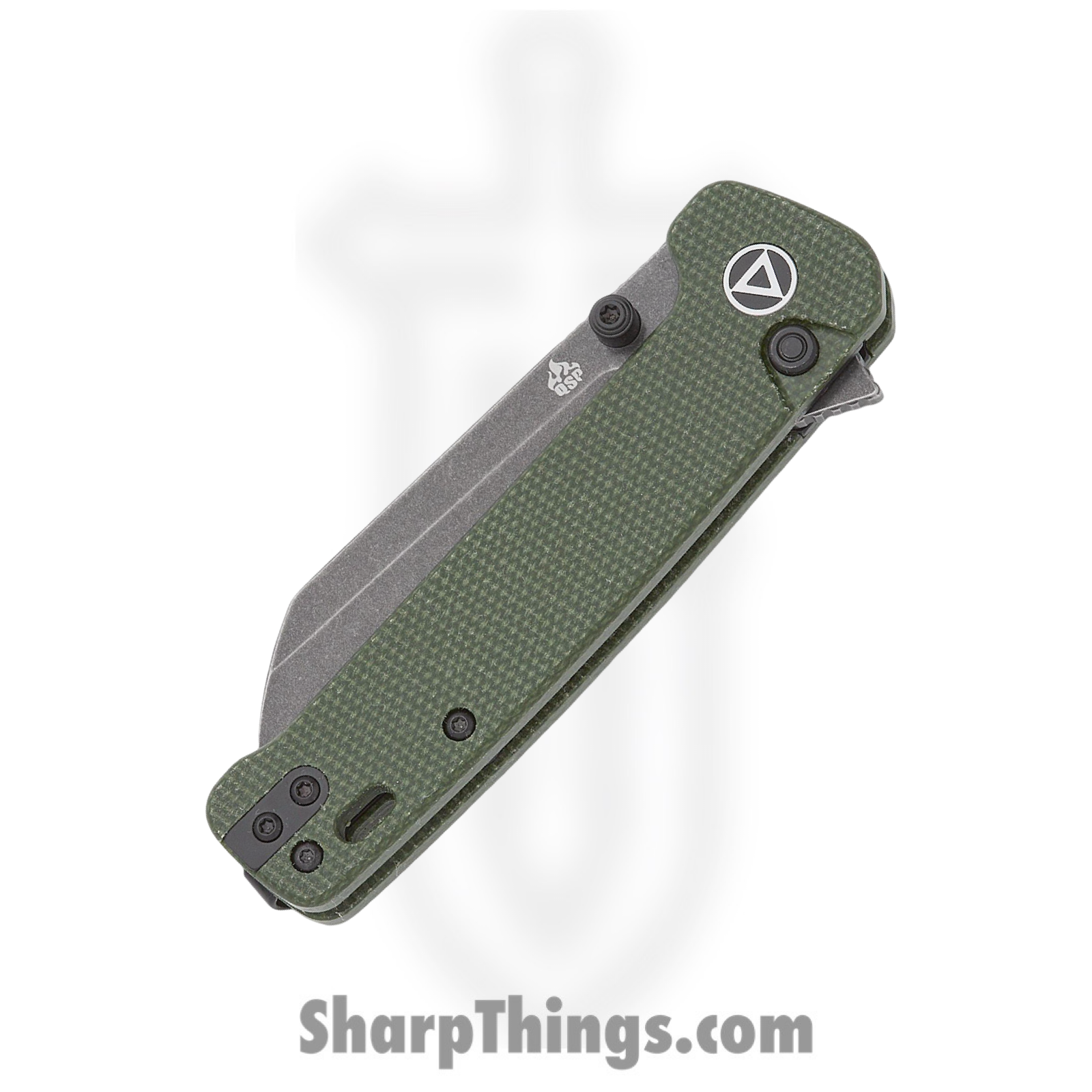 QSP - QS130BLC2 - Penguin - Folding Knife - 14C28N Stonewash Sheepsfoot - Micarta - Green - Image 3